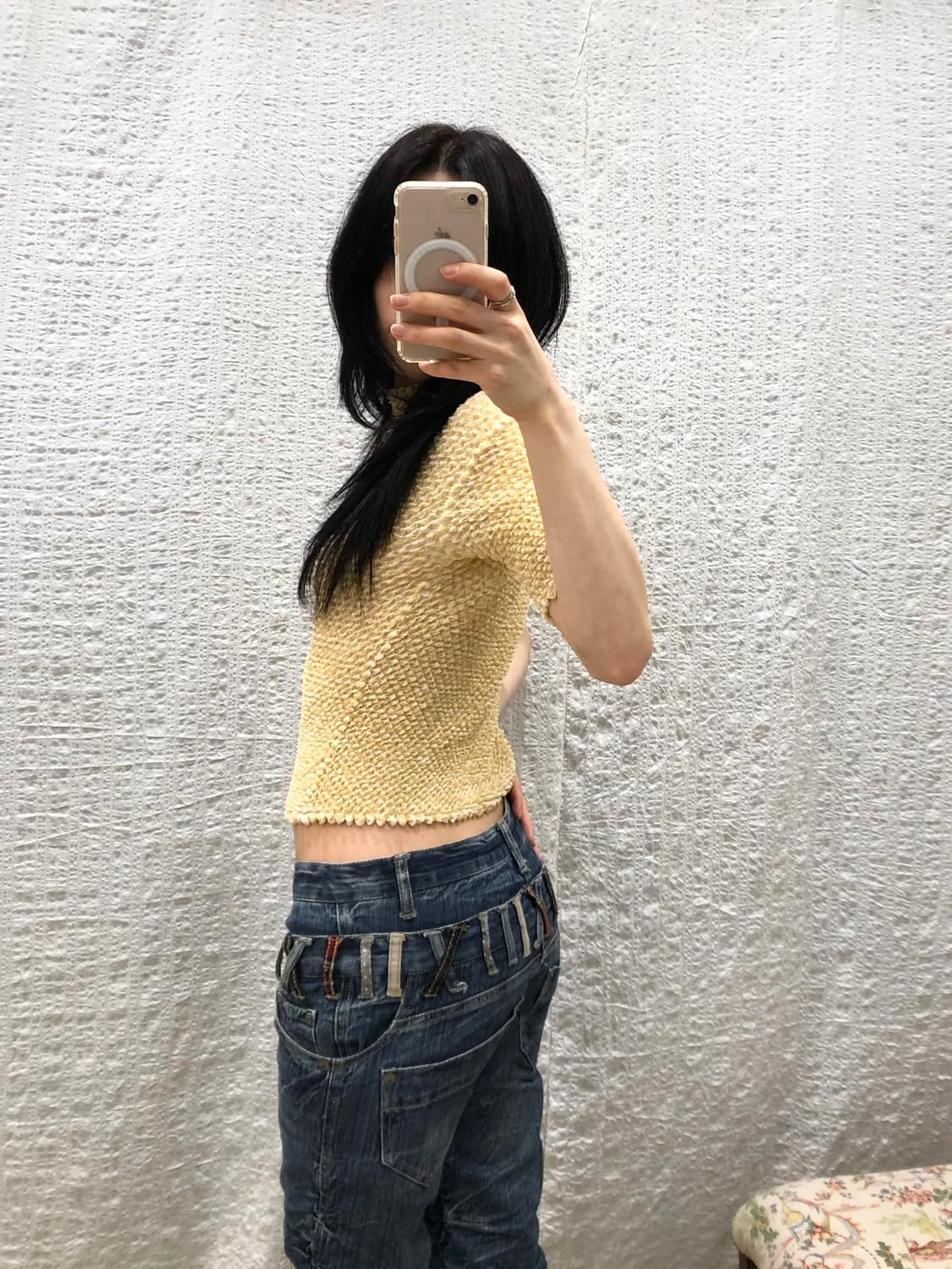 Popcorn Half Sleeve Knit 상품이미지3