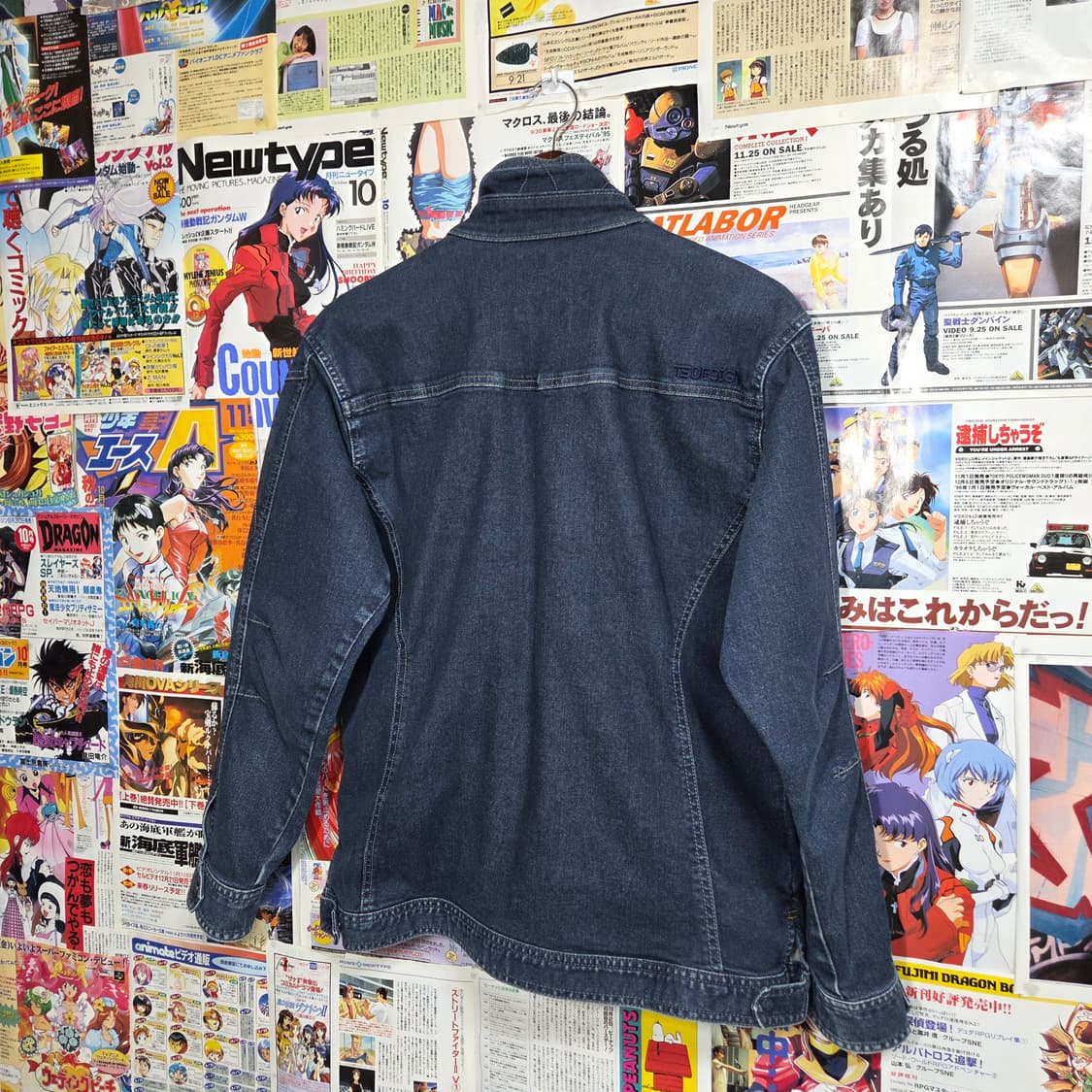 JPN 지퍼 포인트 진청 데님 워크 자켓 상품이미지5