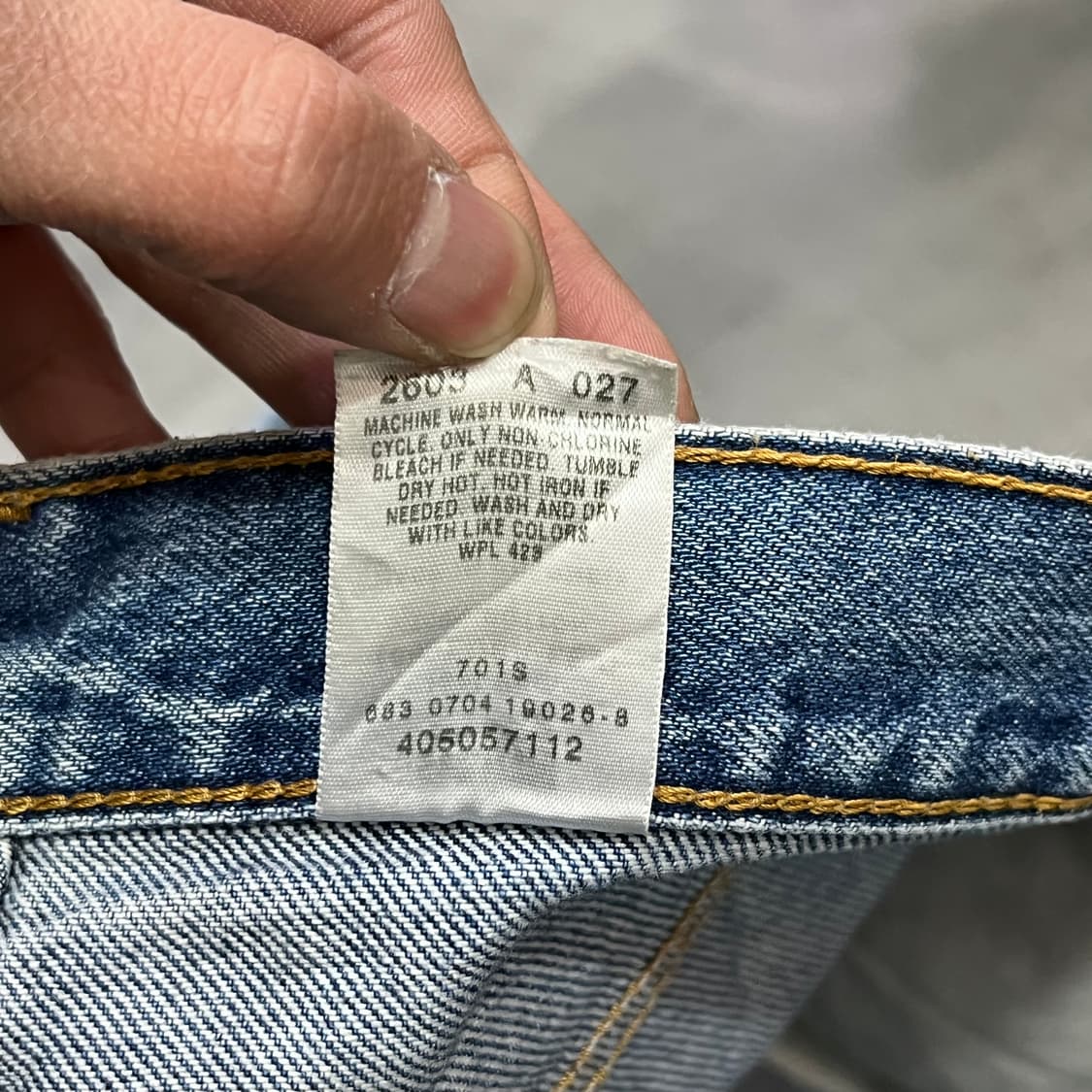  리바이스 505 데님 팬츠 y15215 상품이미지7