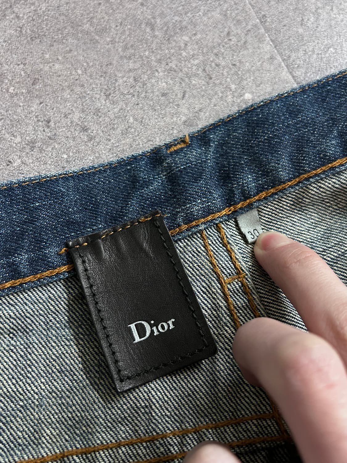 디올 옴므 06ss 19bas 클로마크 데님 팬츠 상품이미지5