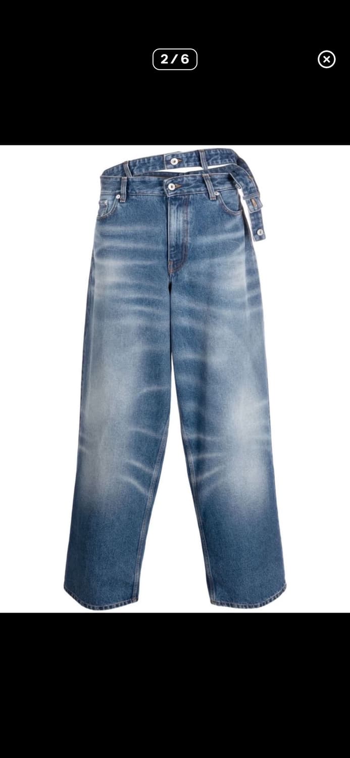 와이프로젝트 더블웨이스트 데님 31사이즈 상품이미지1