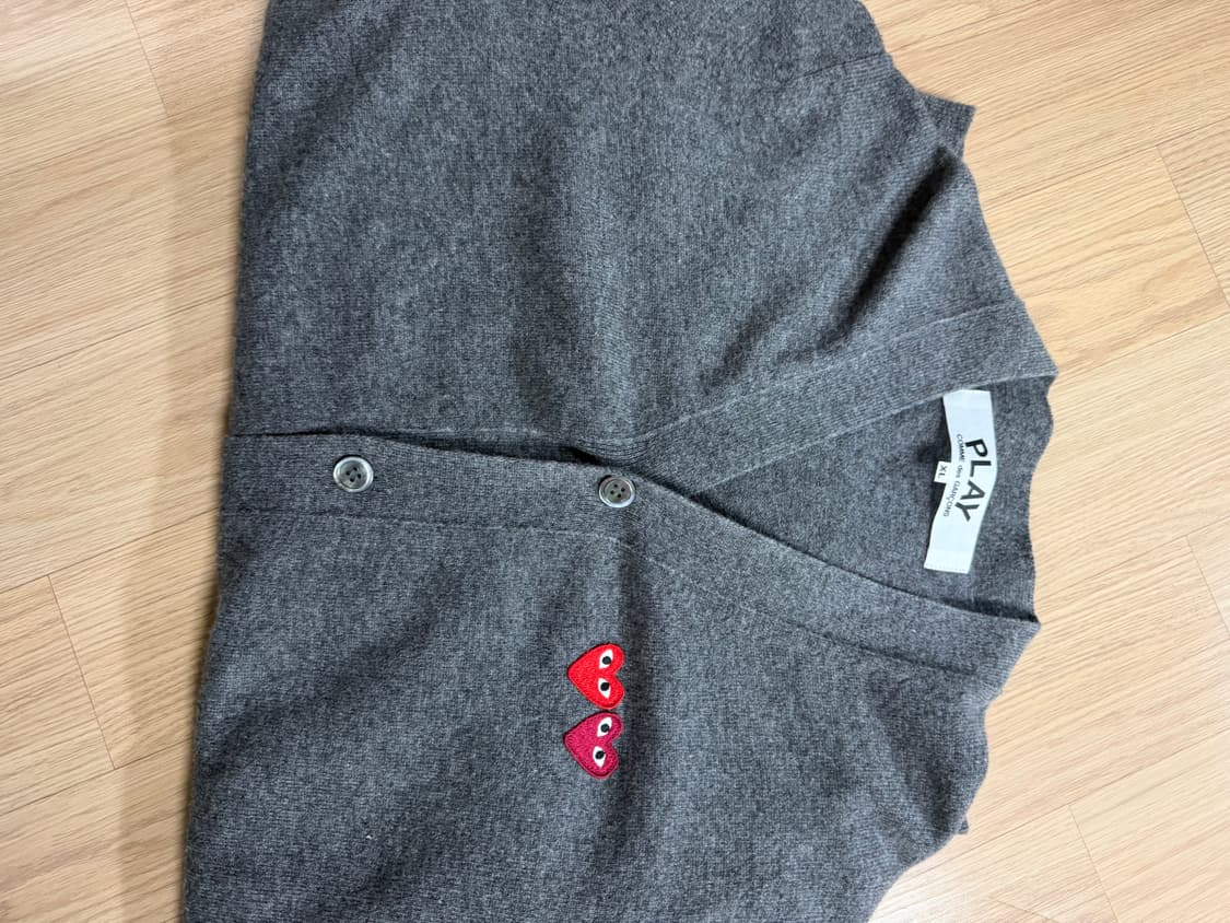 꼼데 가르송 더블하트 가디건 상품이미지2