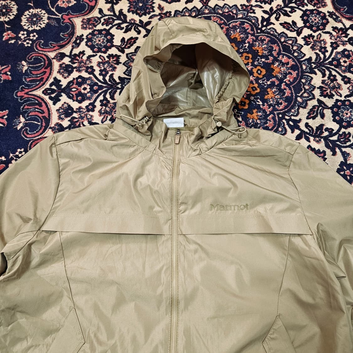 마모트 22ss 시그니쳐 로고 베이직 후드 바람막이 상품이미지8