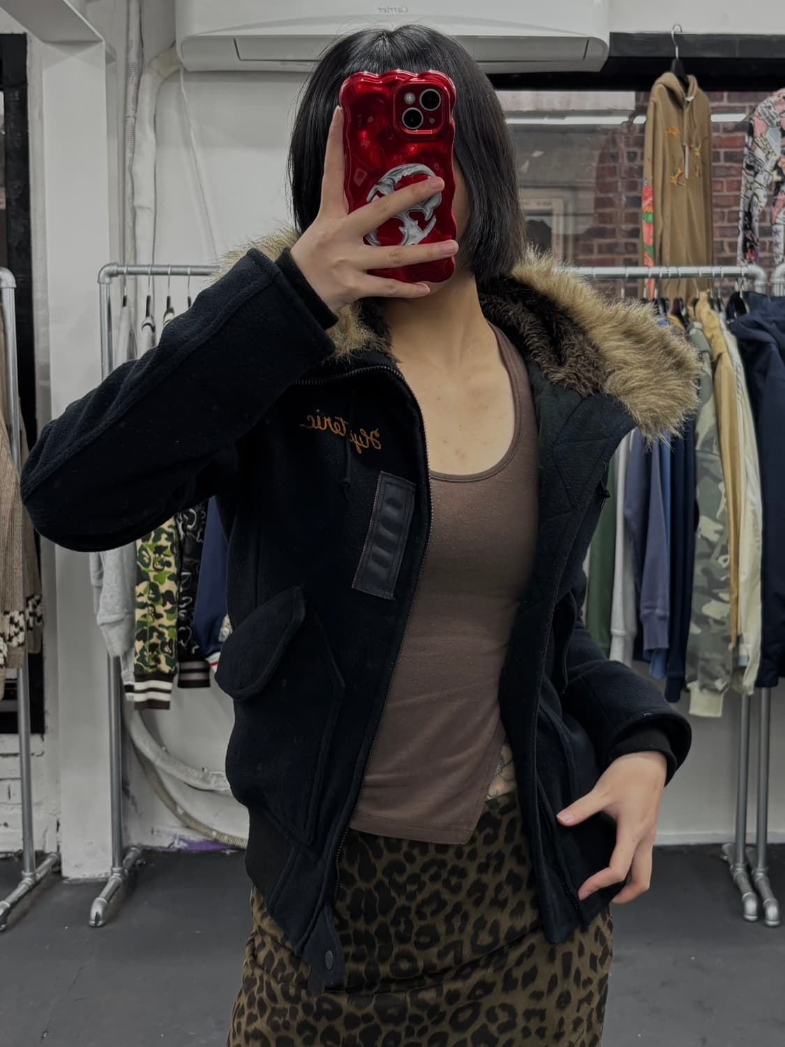 히스테릭 글래머 N2B 퍼후드 자켓 상품이미지4