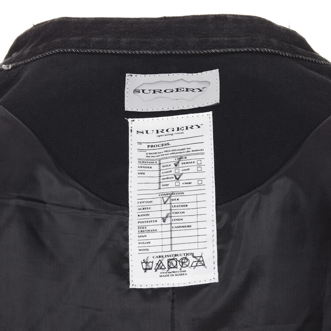 써저리 데님 자켓 Process 029 L사이즈 상품이미지5