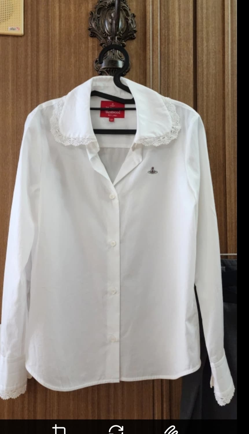 비비안웨스트우드 레드라벨 레이스카라 셔츠 (정품) 상품이미지1