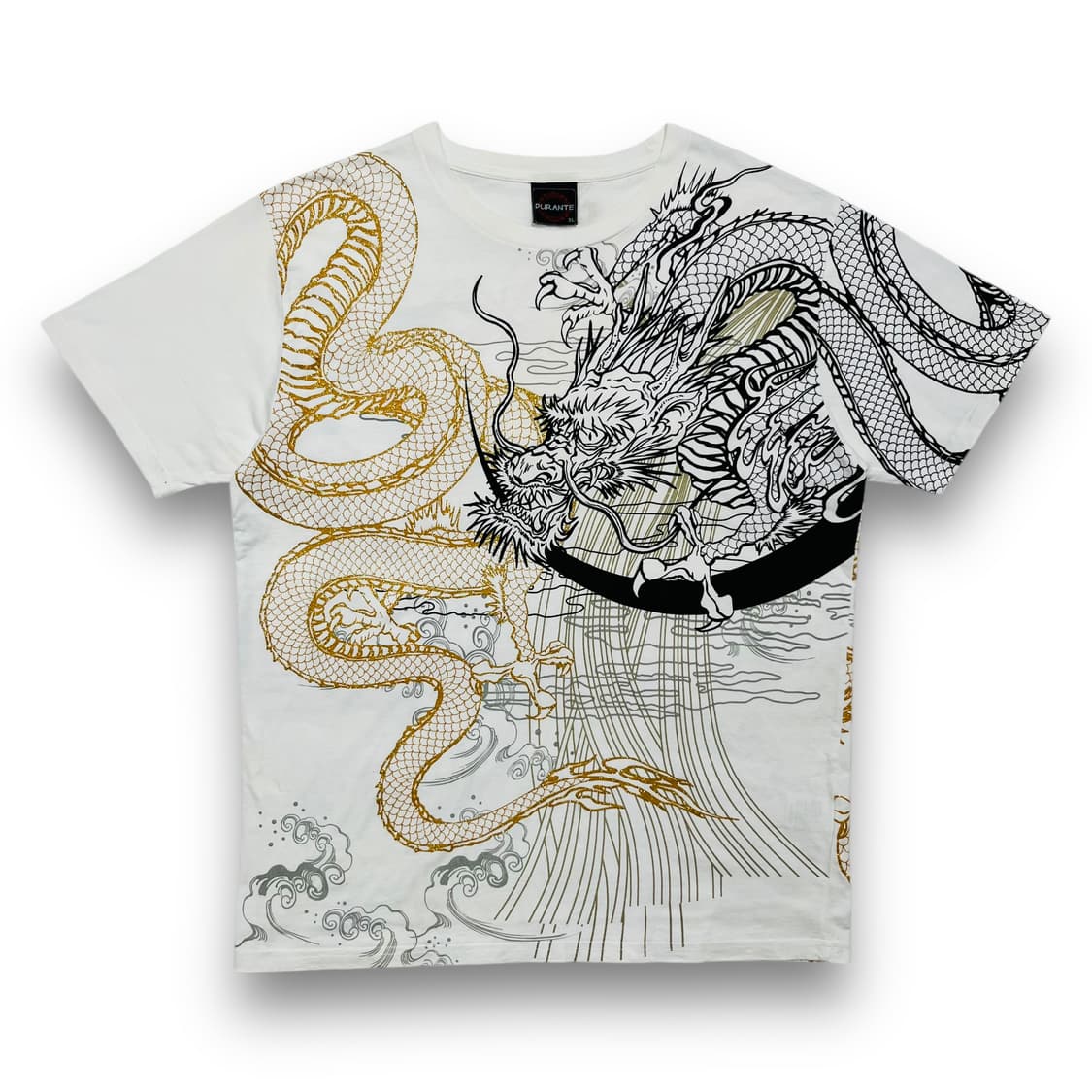DURANTE Oriental Gold Dragon T-Shirt 상품이미지2