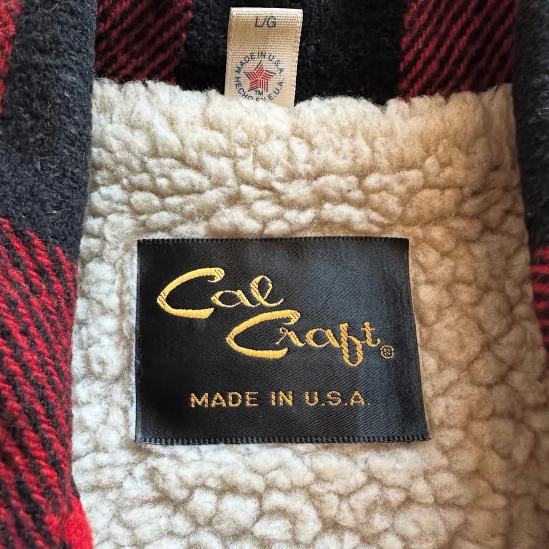 90‘s U.S.A cal craft 버팔로 자켓 상품이미지8