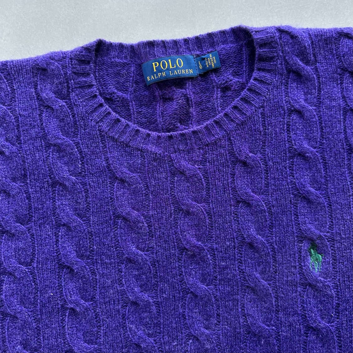[L]폴로 랄프로렌 캐시미어 혼방 니트 스웨터 상품이미지7