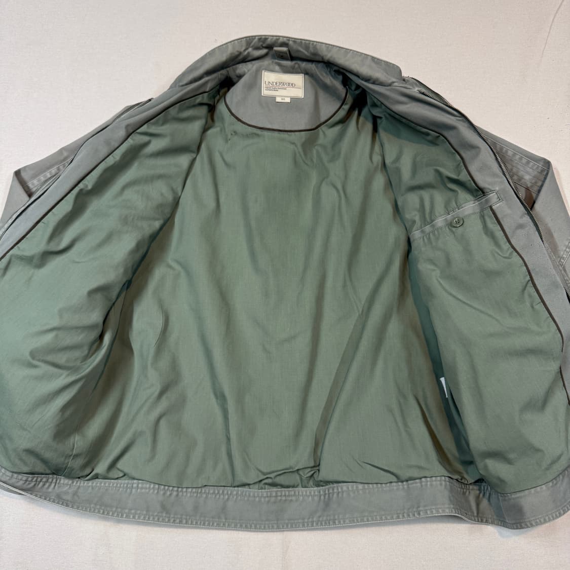 XL) UNDERWOOD 코튼 해링턴 자켓 상품이미지5