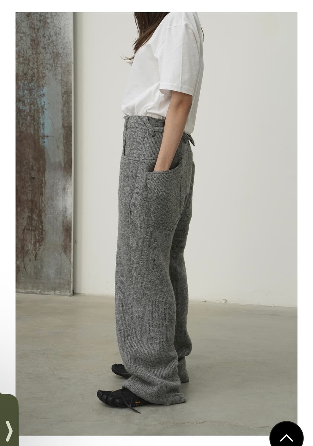 Yiyae Strap Wool Pants Grey [S] 상품이미지3