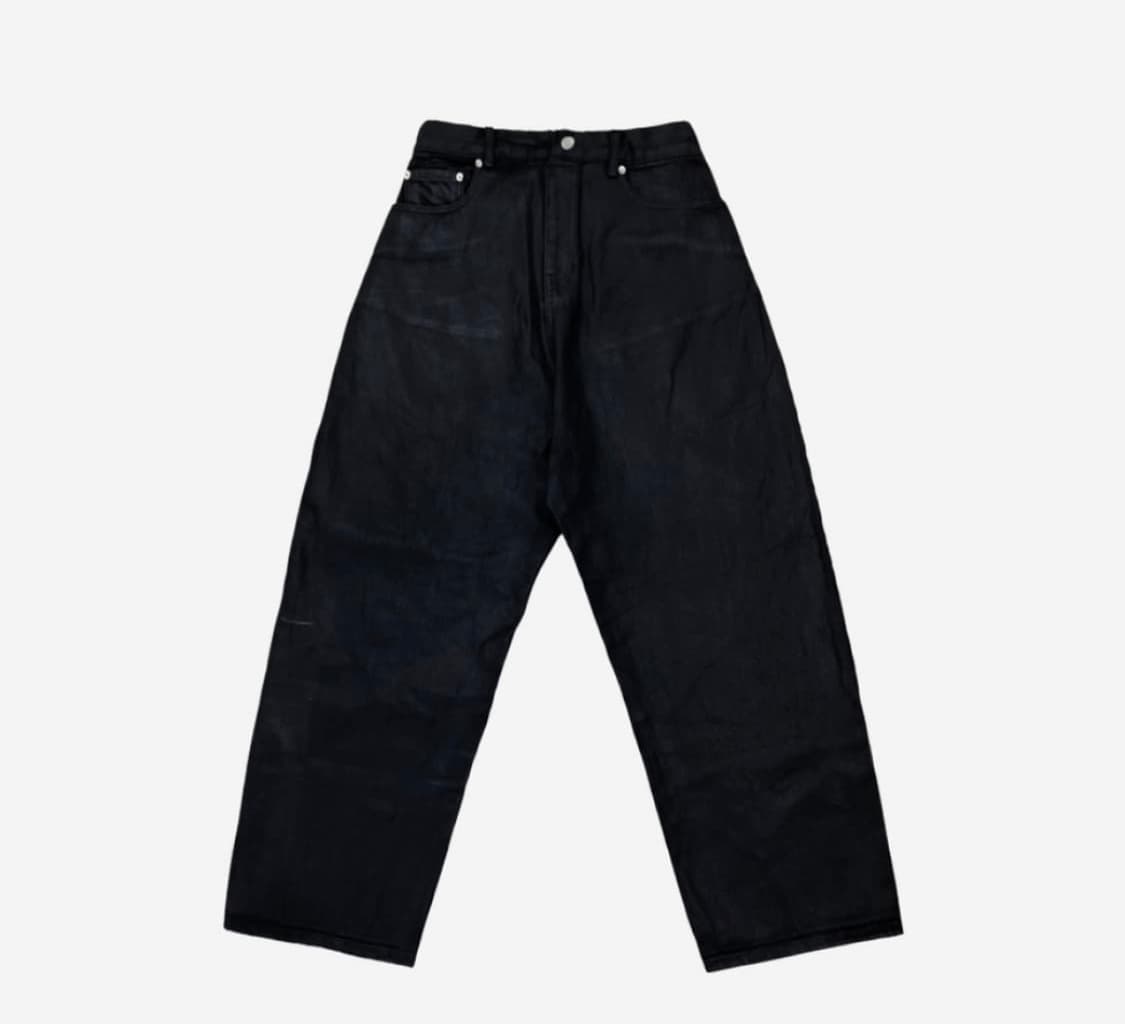 프로젝트gr 백워드 코팅 블랙 진 상품이미지2