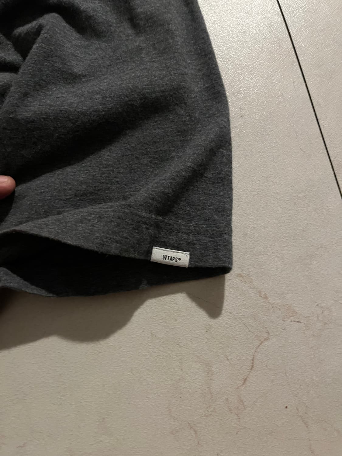 더블탭스 자카드 립 티셔츠 size 3 상품이미지5