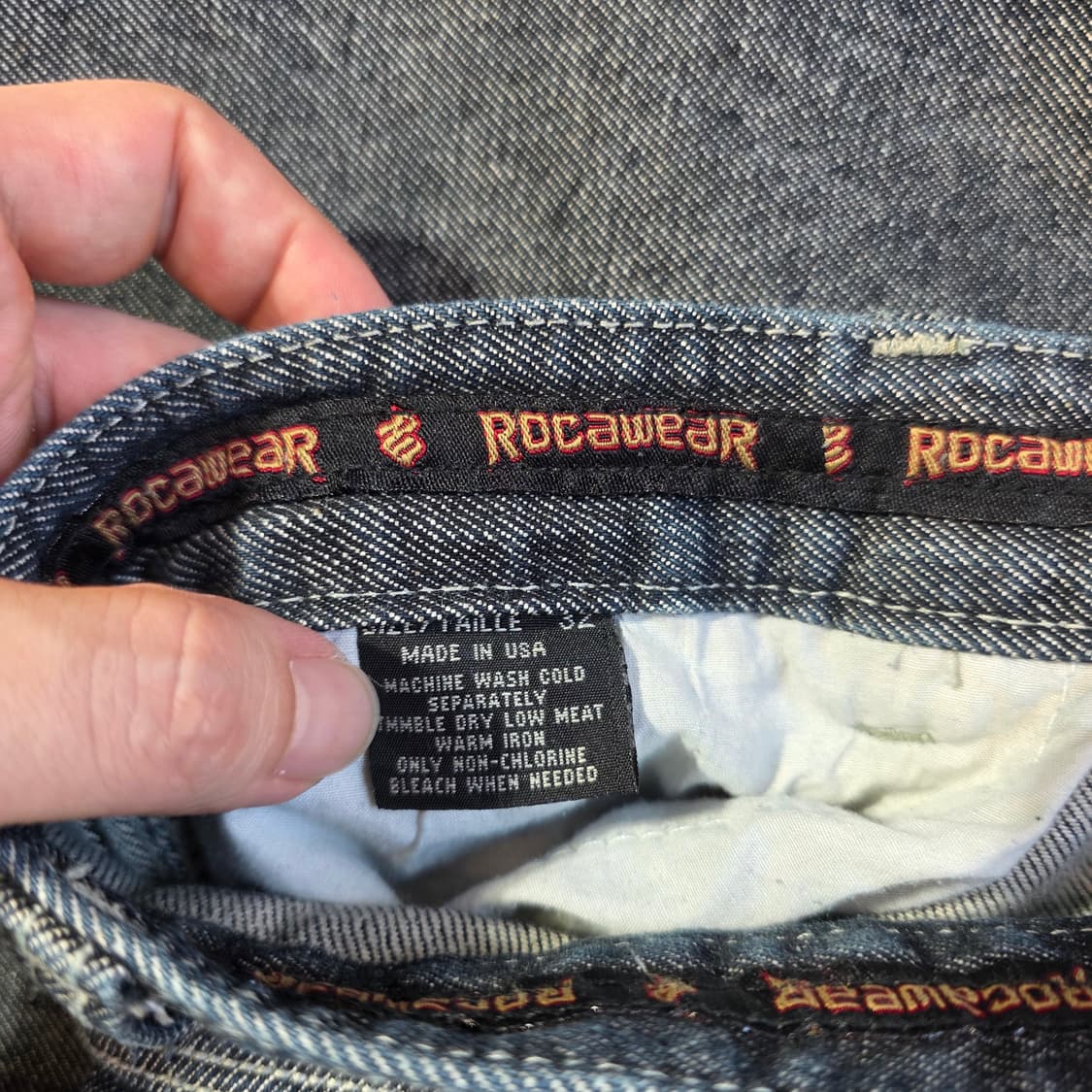 [32]90s USA 로카웨어 Rocawear 올드스쿨 카펜터 팬츠 상품이미지5
