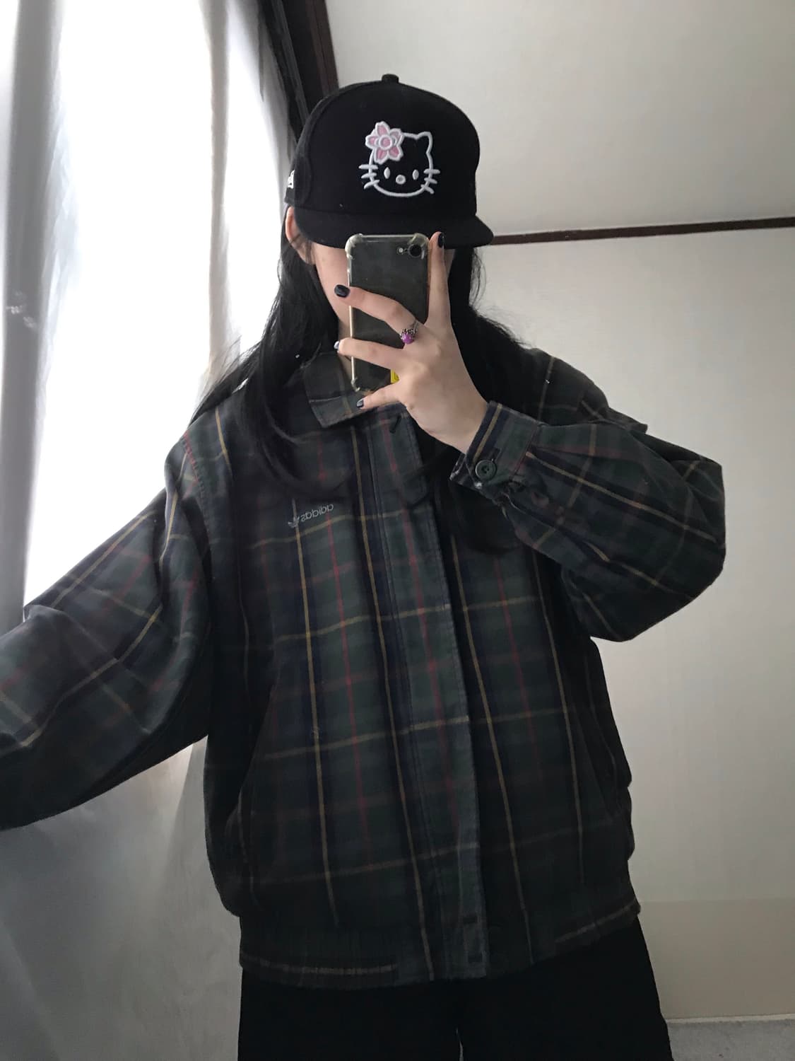 아디다스 80s 체크 블루종 상품이미지1