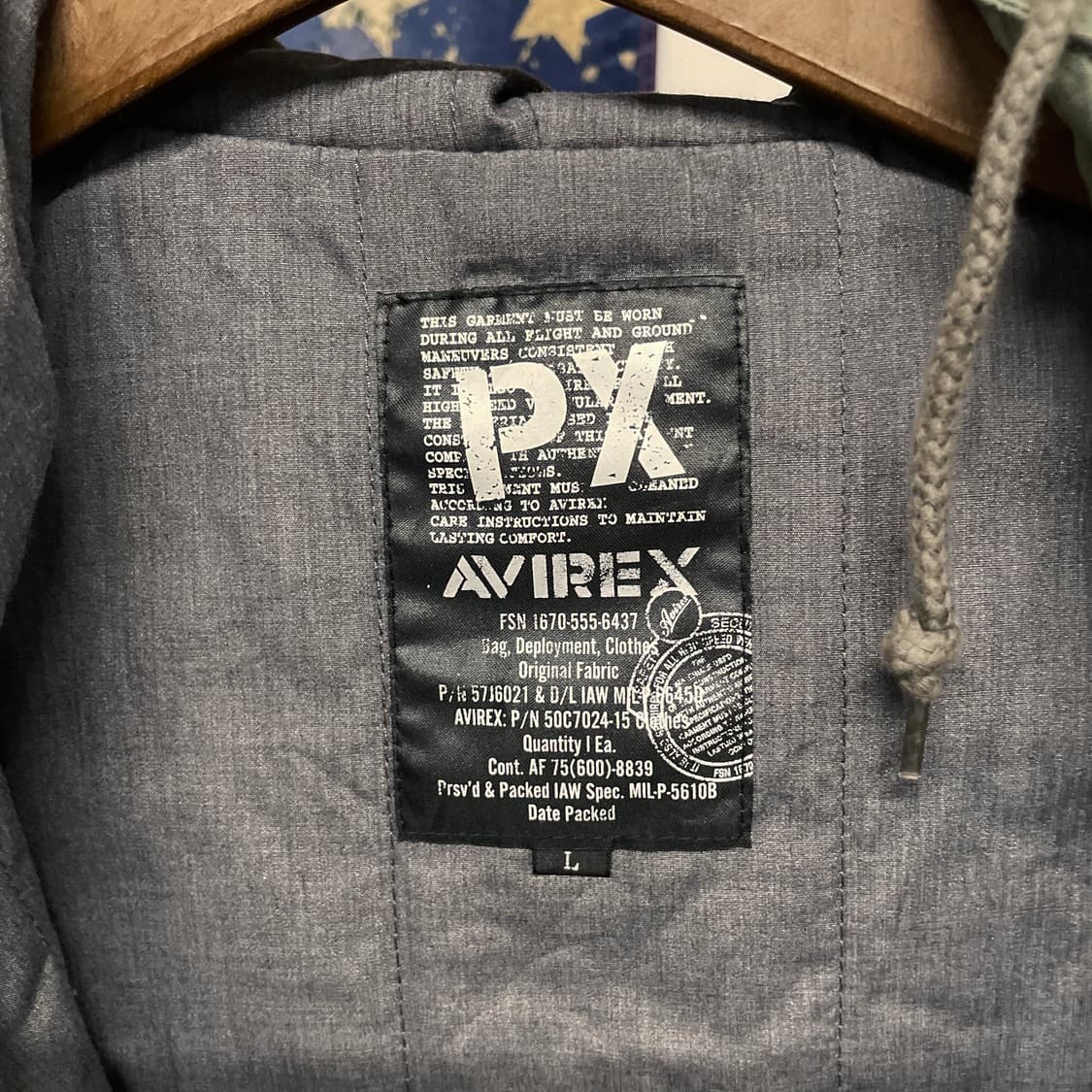 00s 아비렉스 밀리터리 후드 야상 필드 자켓 상품이미지8