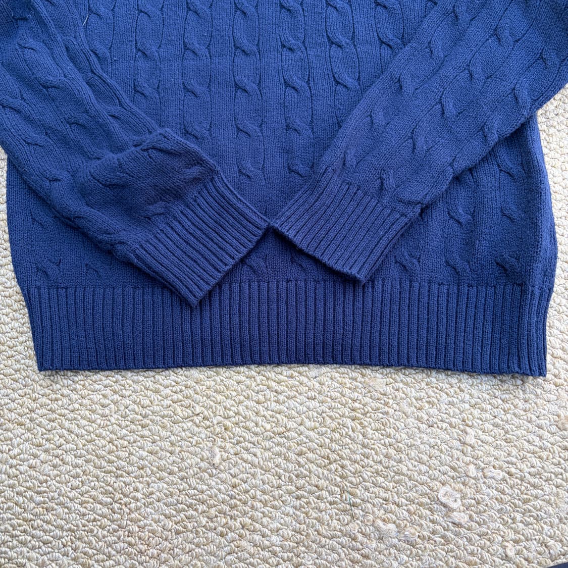 폴로 랄프로렌 네이비 케이블 니트 상품이미지3