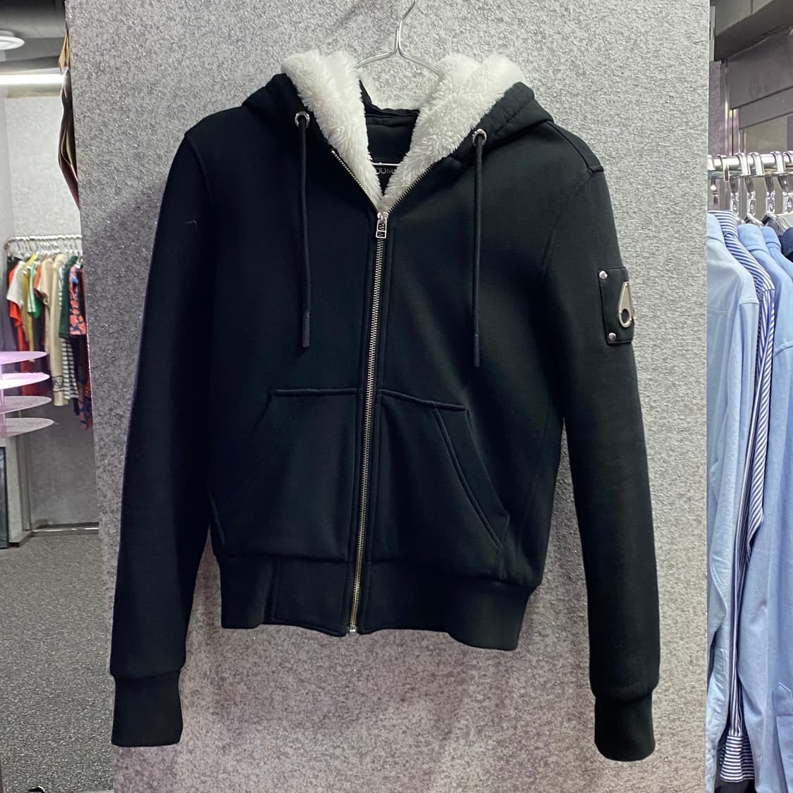 무스너클 클래식 버니 스웨터 후드 집업 B3849 상품이미지2