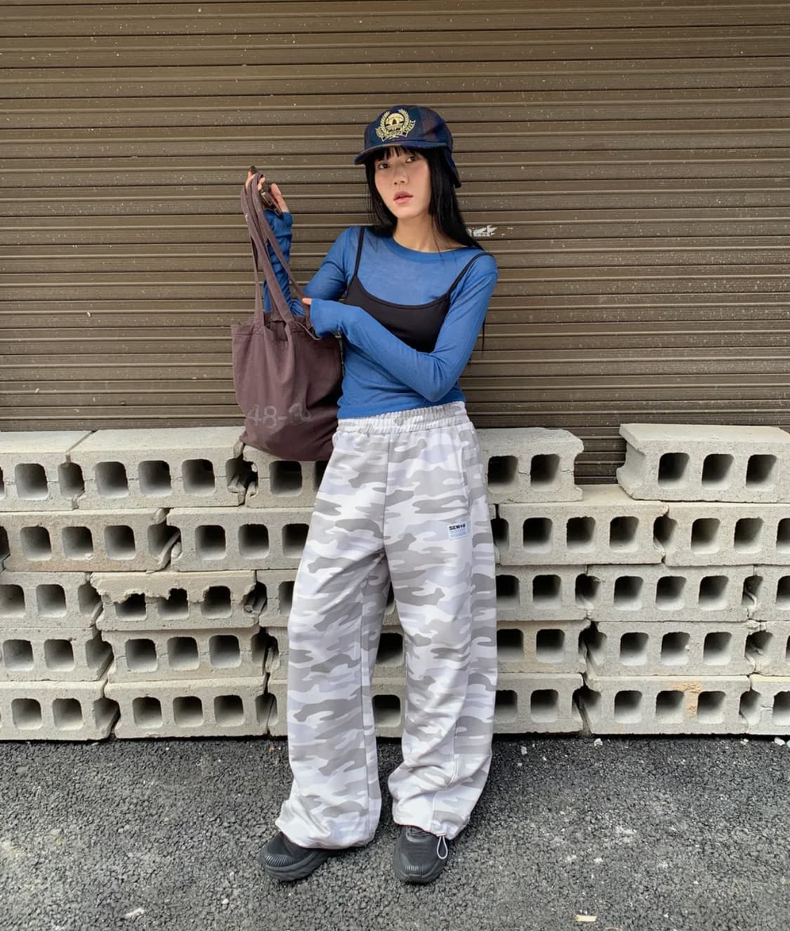 쏘비 Poi Pants (화이트 카모) 상품이미지2