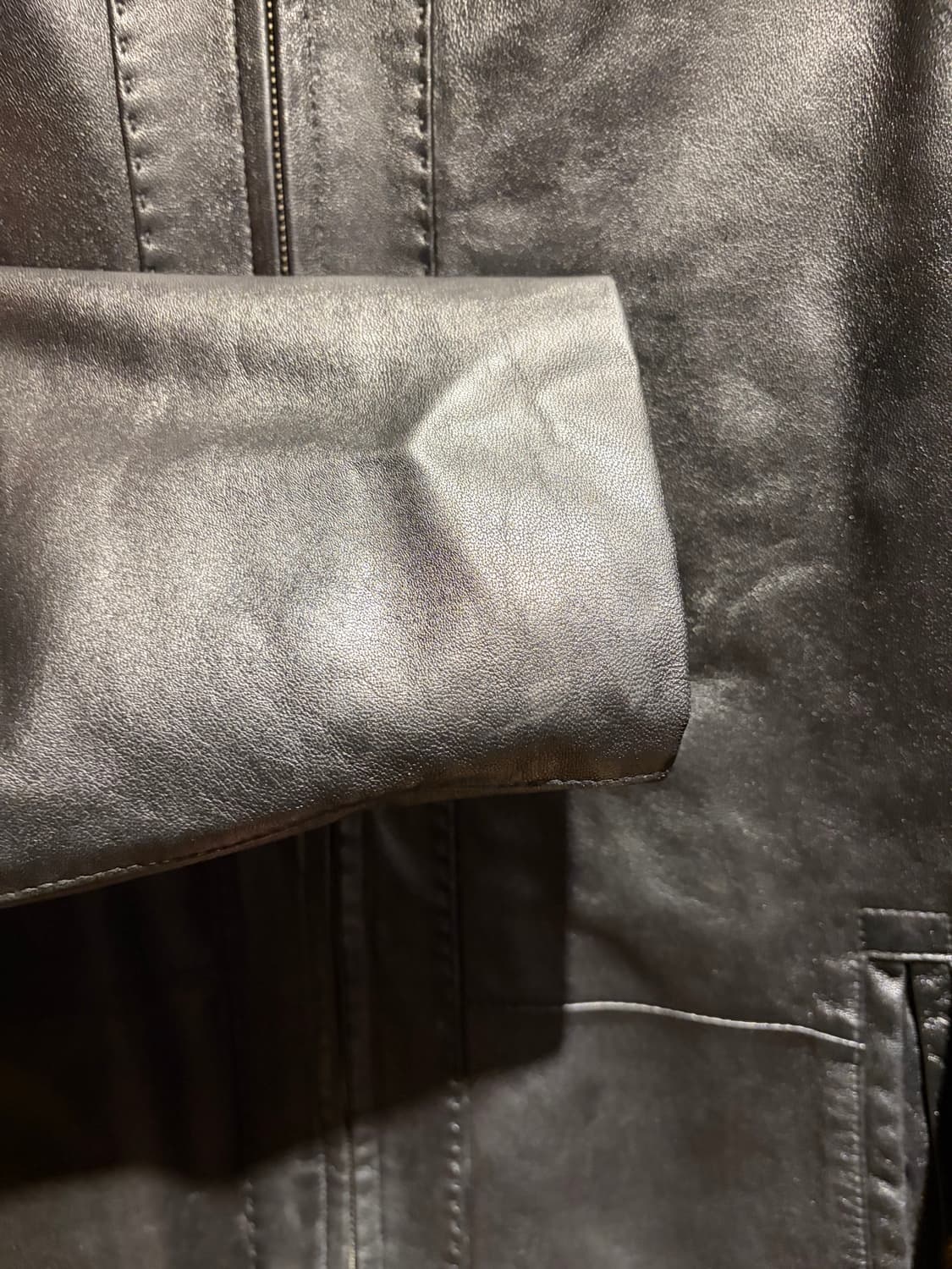 Sheep leather single jacket / 양가죽 싱글자켓 상품이미지3