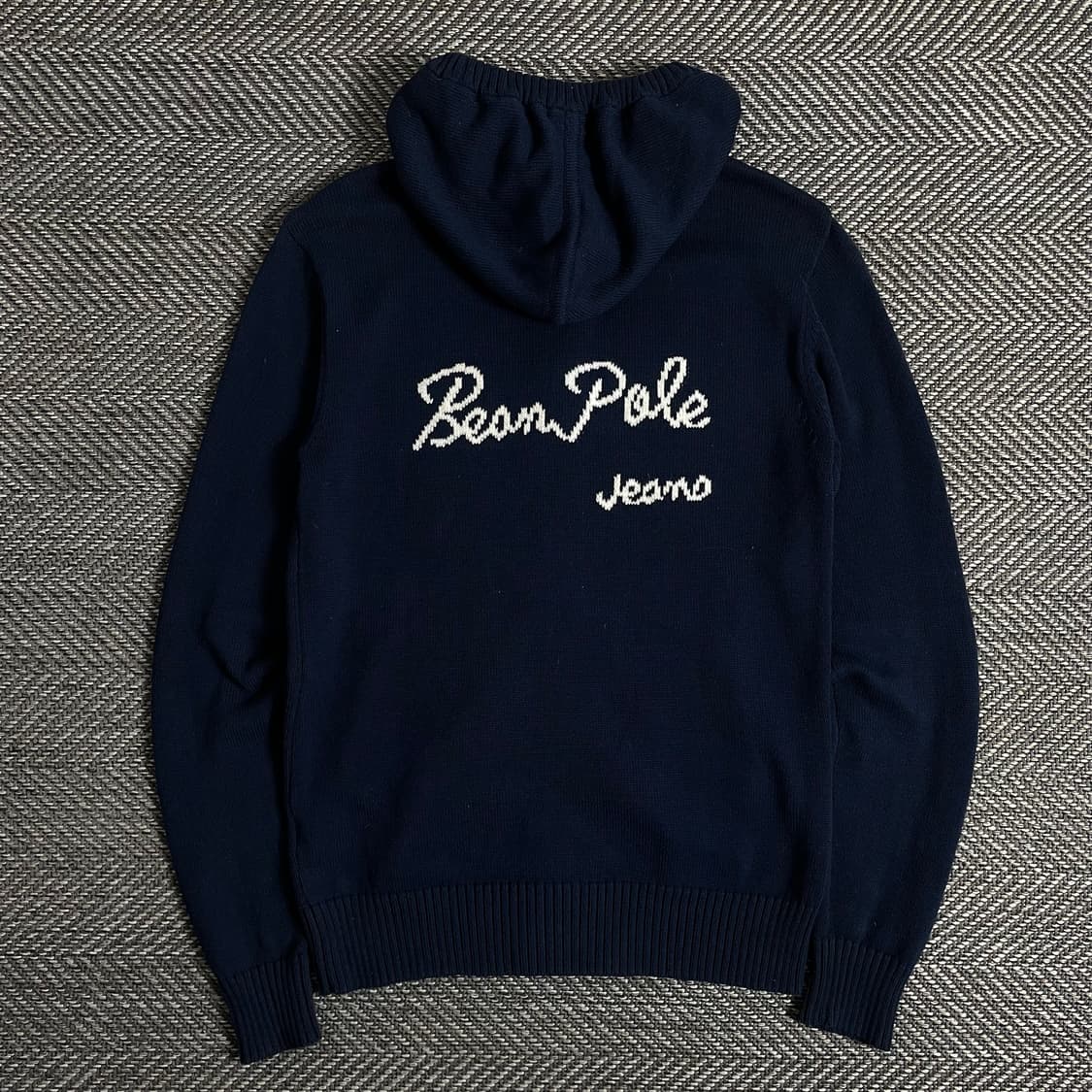 빈폴 미니멀 디테일 후드 니트 집업y 3022 상품이미지2