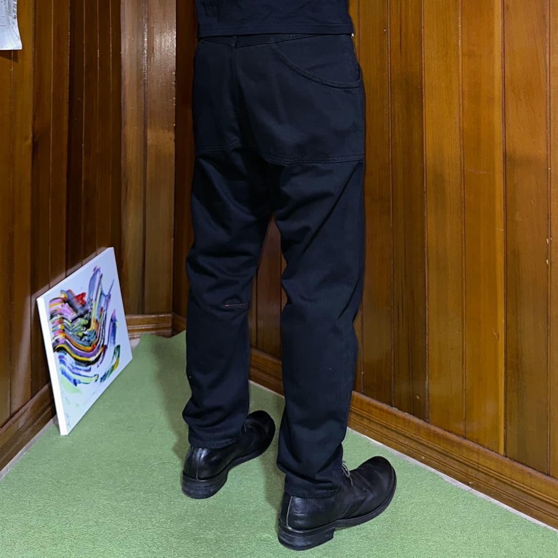 Rna black cotton pants 상품이미지2