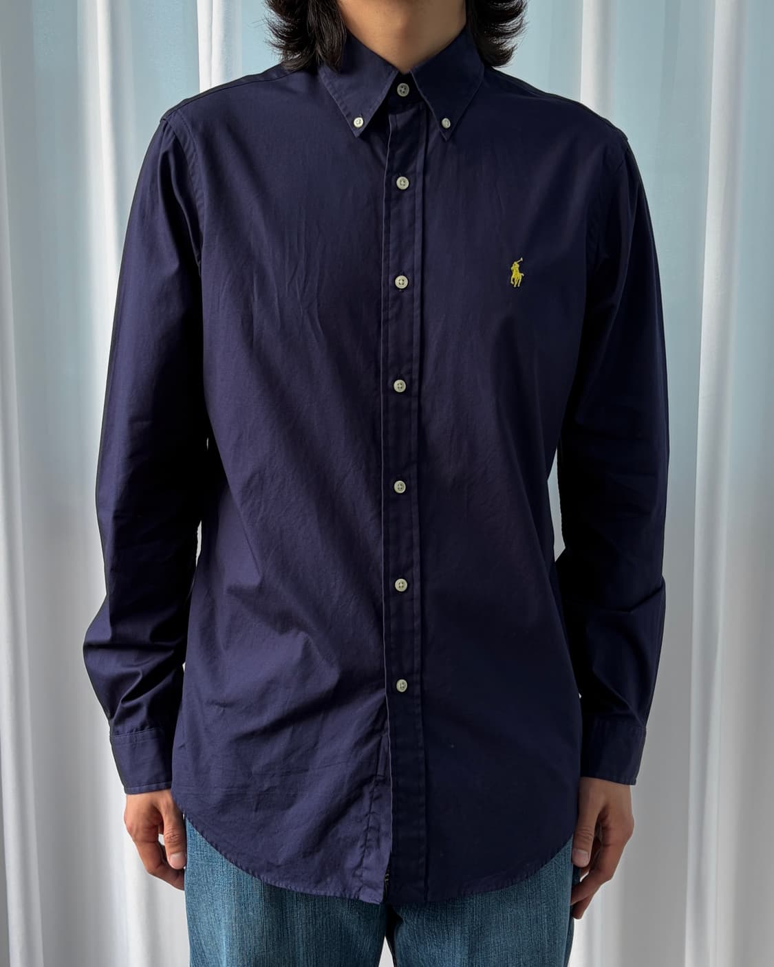 [M]폴로 랄프로렌 클래식 포플린 셔츠 navy 상품이미지1