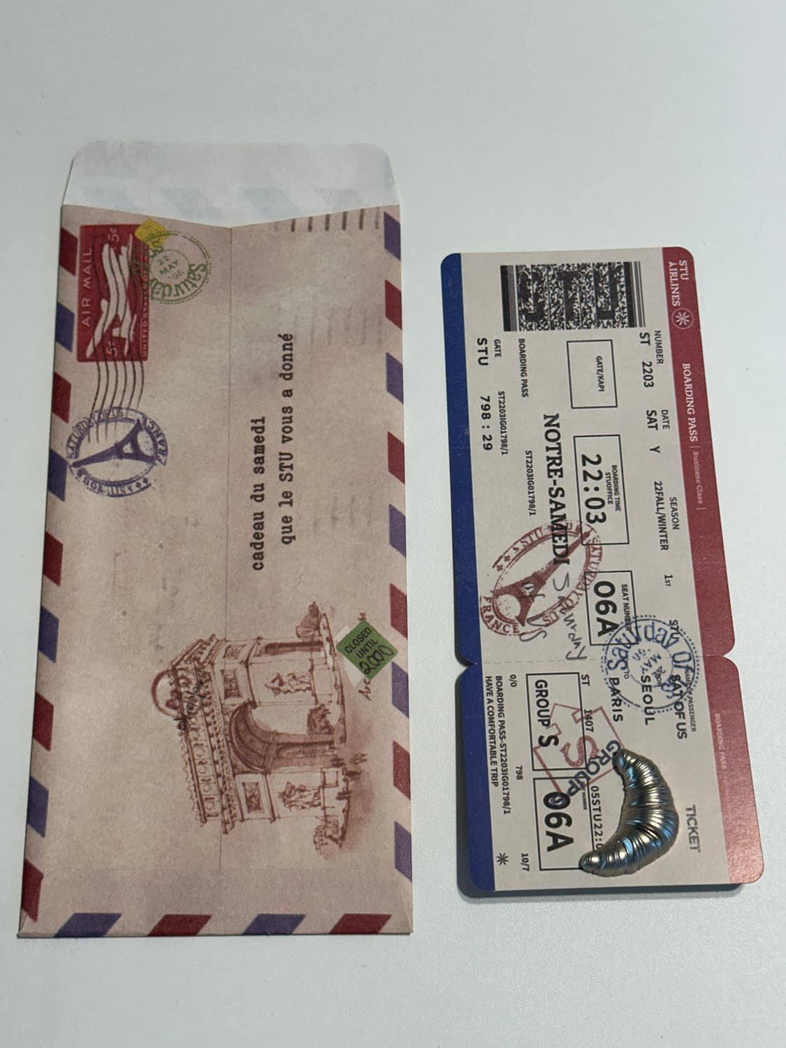 STU 바게트 브로치 상품이미지4