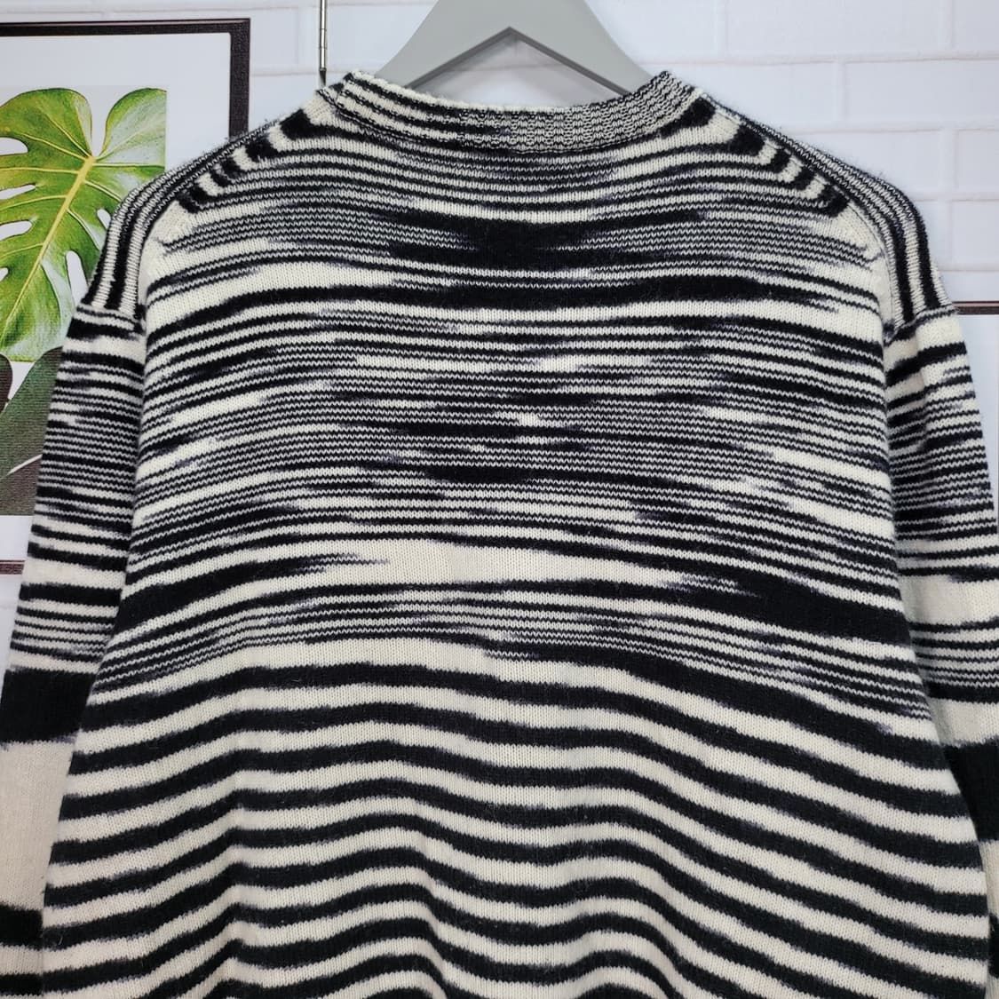 MISSONI 미쏘니 스트라이프 니트 울 스웨터 이태리 제품 52 사이즈 상품이미지4