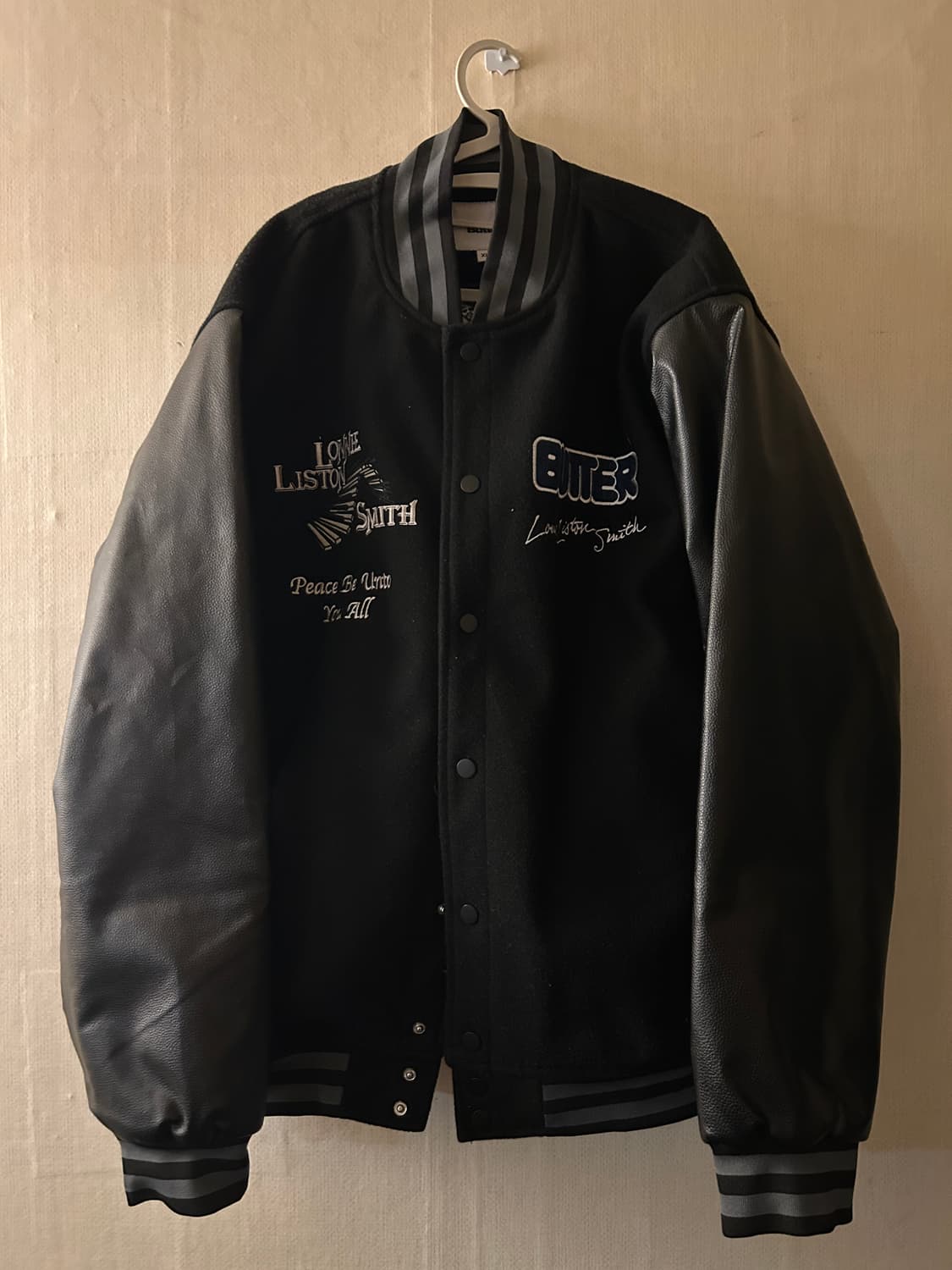 buttergoods 베러굿즈 로니 리스톤 스미스 바시티자켓 XL 상품이미지1