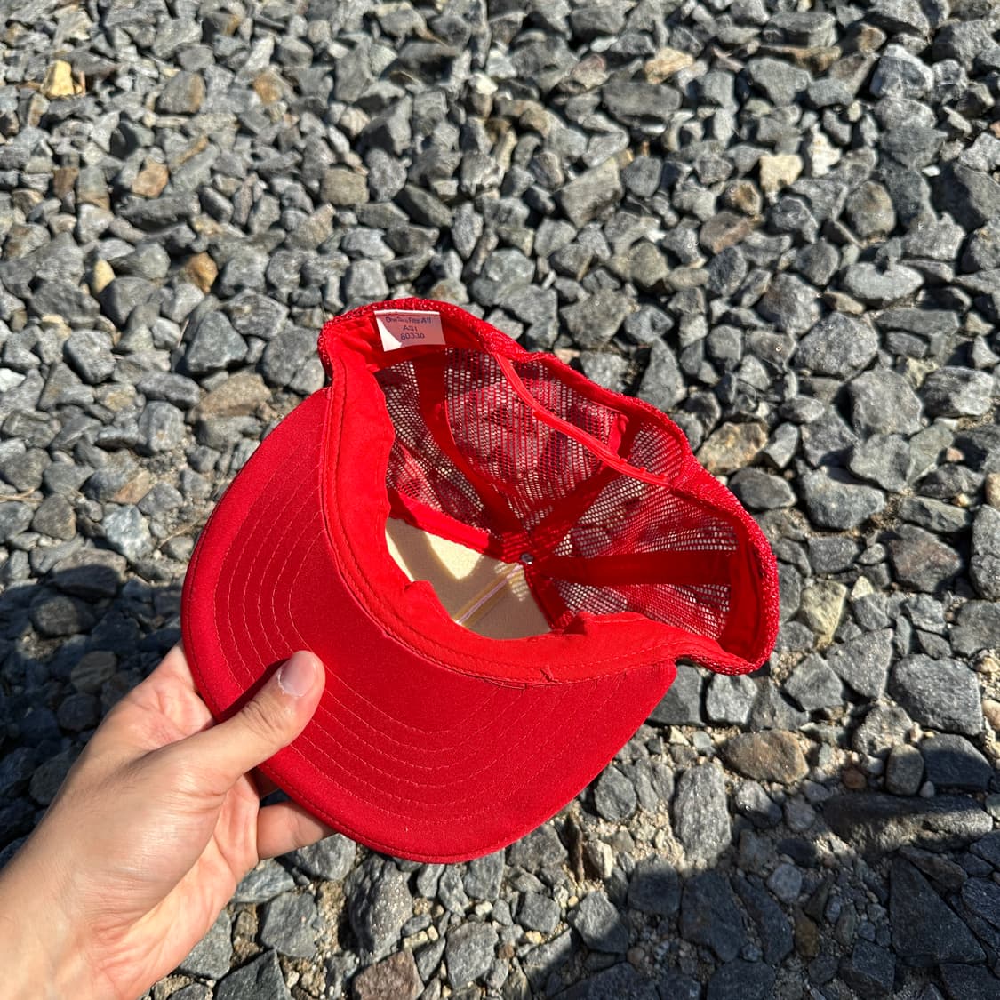 vintage wible's concrete trucker cap 상품이미지3