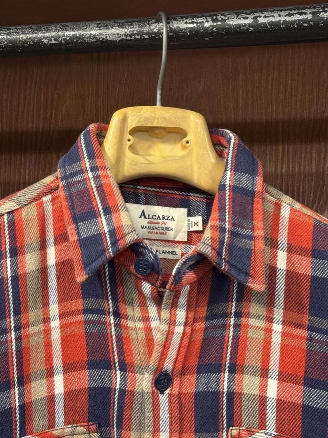 ALCARZA 헤비 플란넬 셔츠 상품이미지3