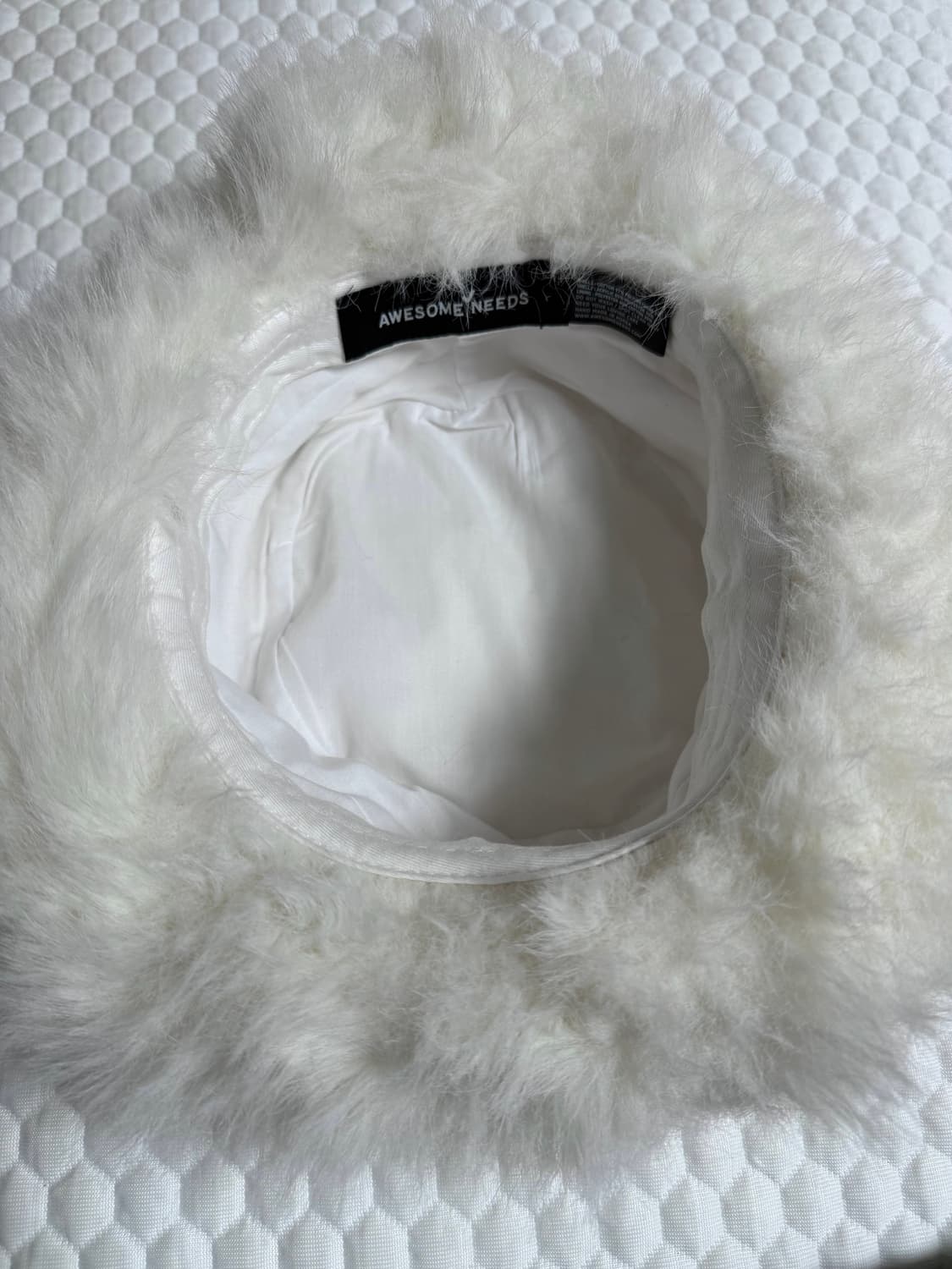 어썸니즈 부니 버킷 햇 리본 화이트 상품이미지4