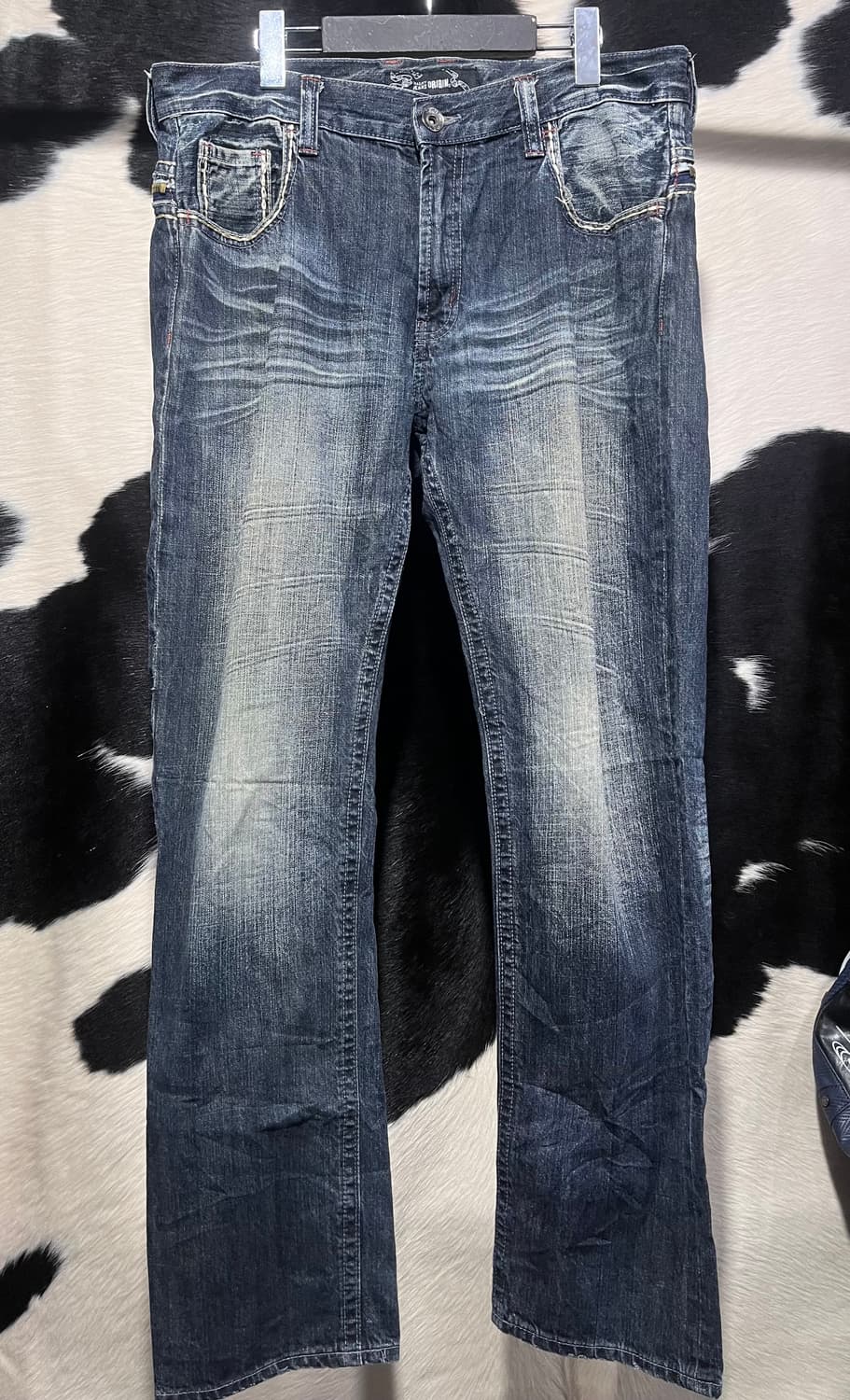 지퍼 디테일 데님팬츠 상품이미지2