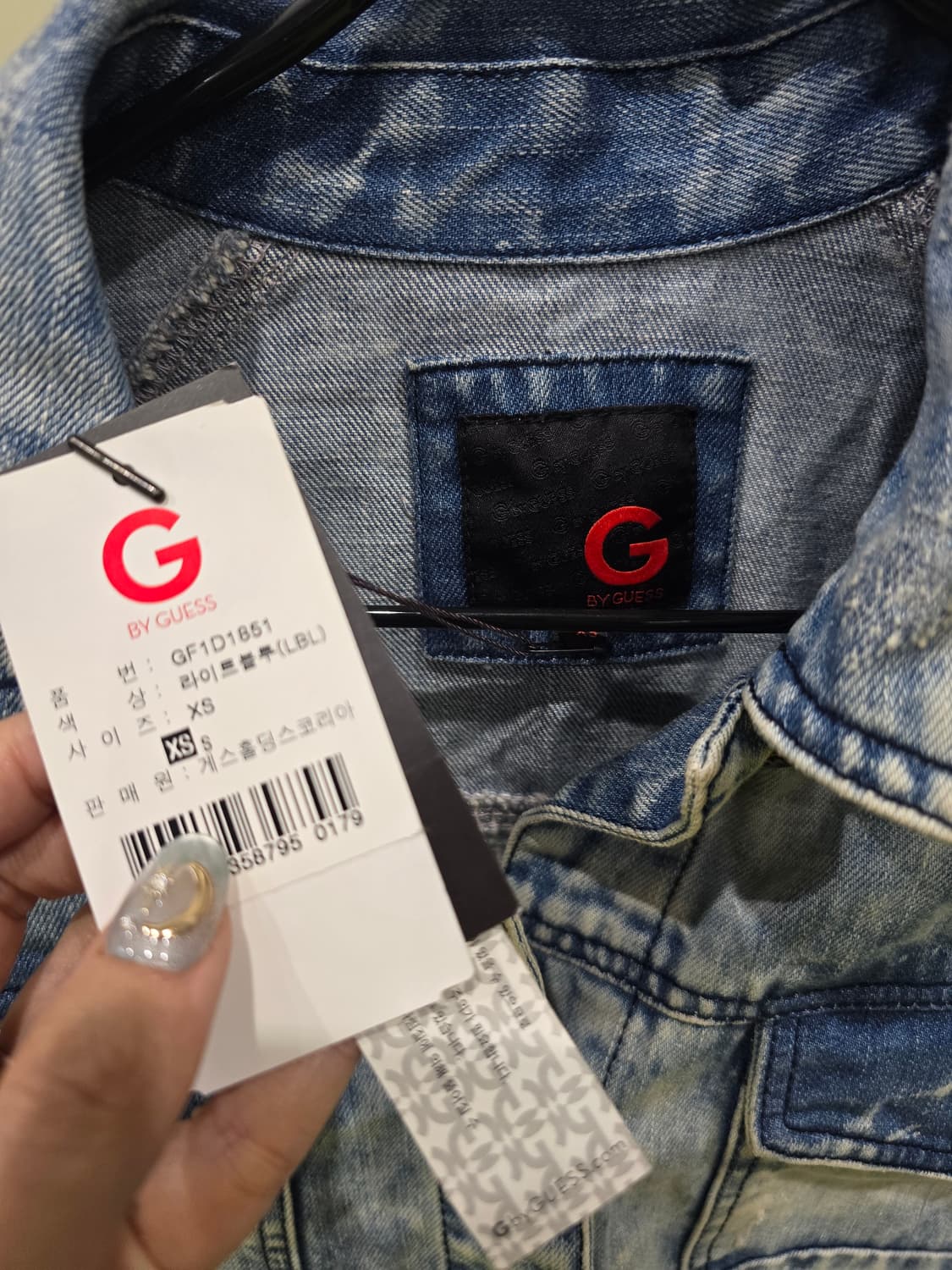 빈티지한 GUESS 오리지널 데님 자켓 상품이미지5