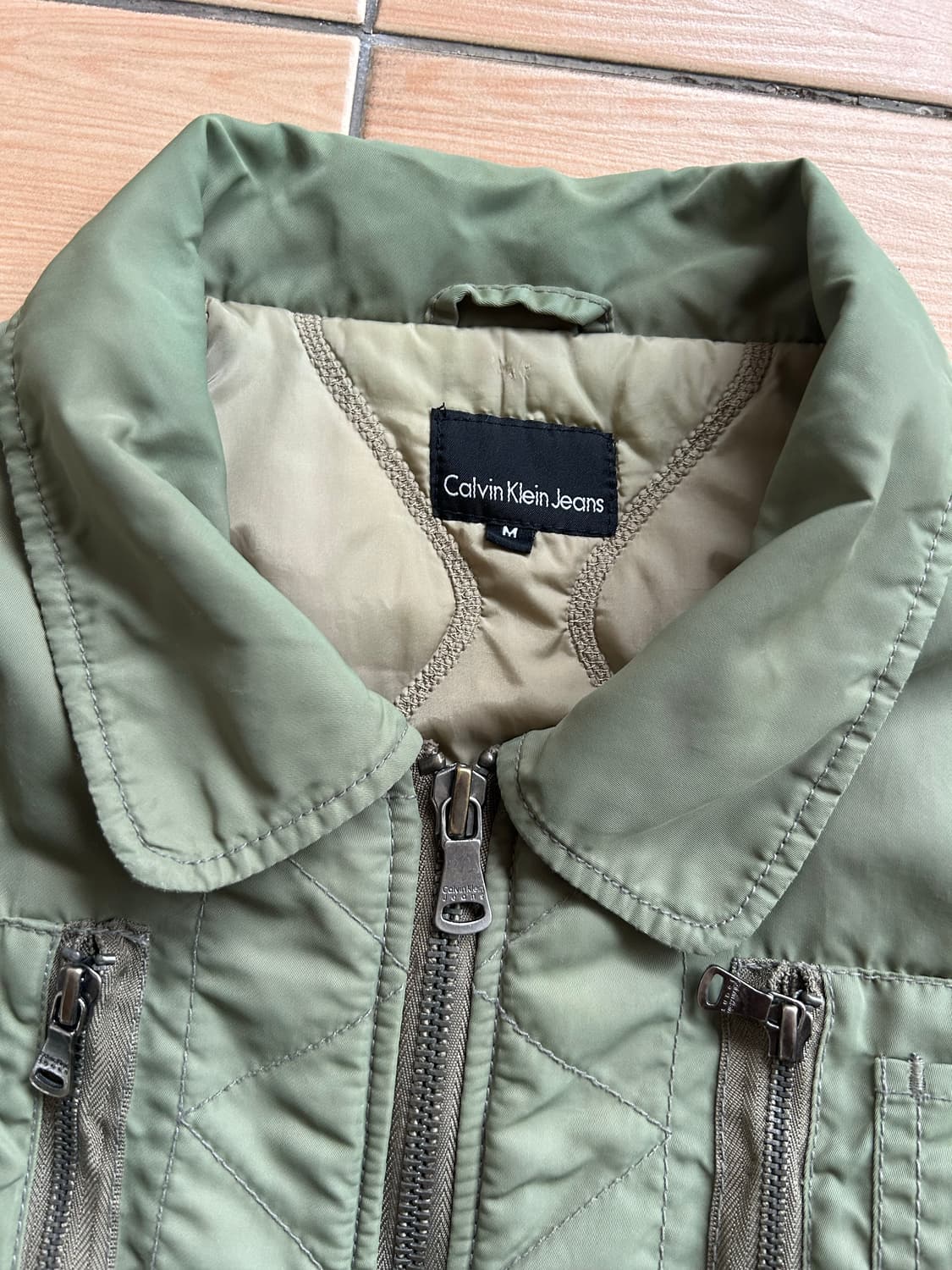 00‘s 켈빈클라인진스 멀티포켓봄버 상품이미지3