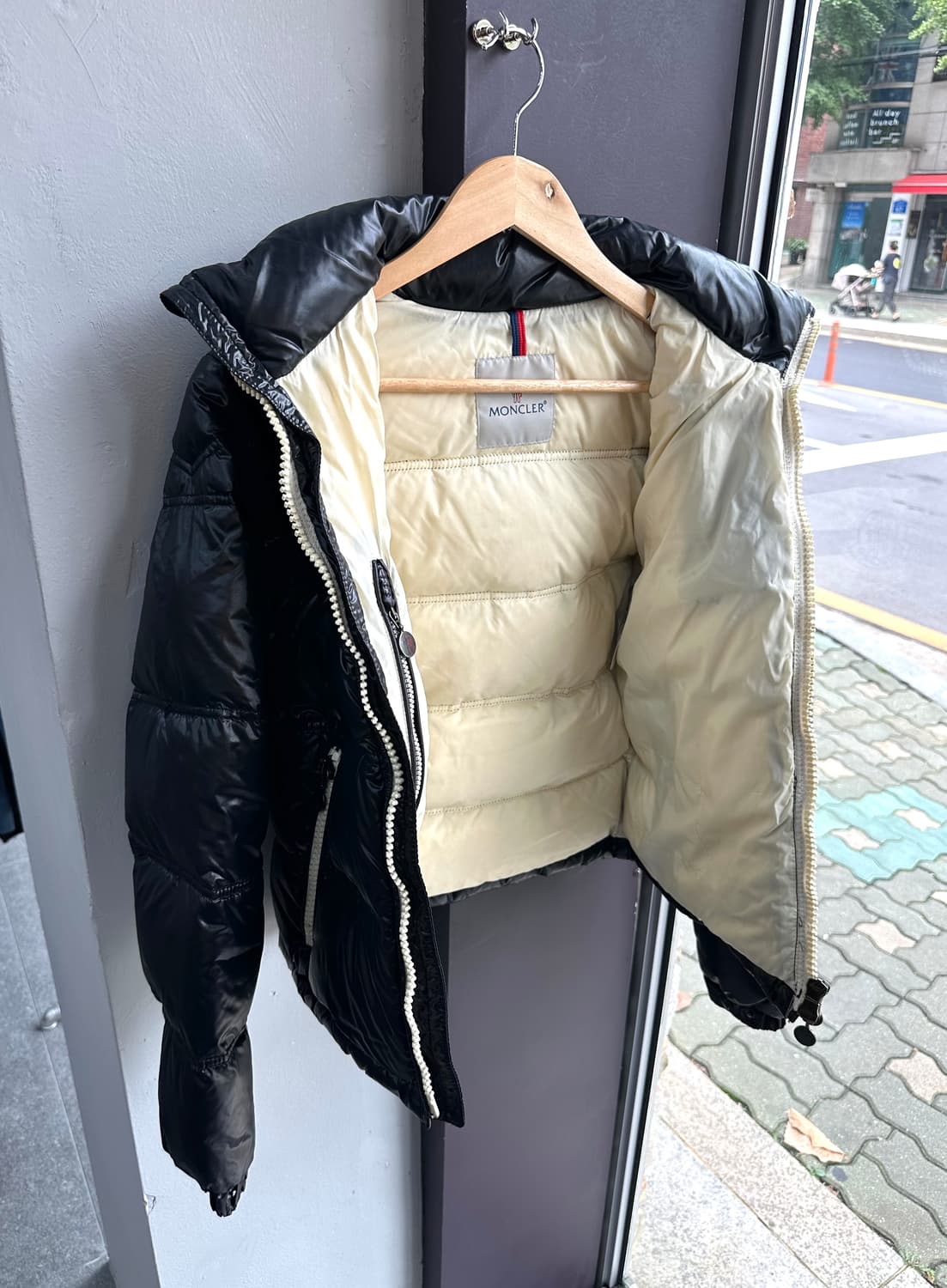 90~95/ 몽클레어 00s 아카이브 패치로고 패딩 상품이미지6