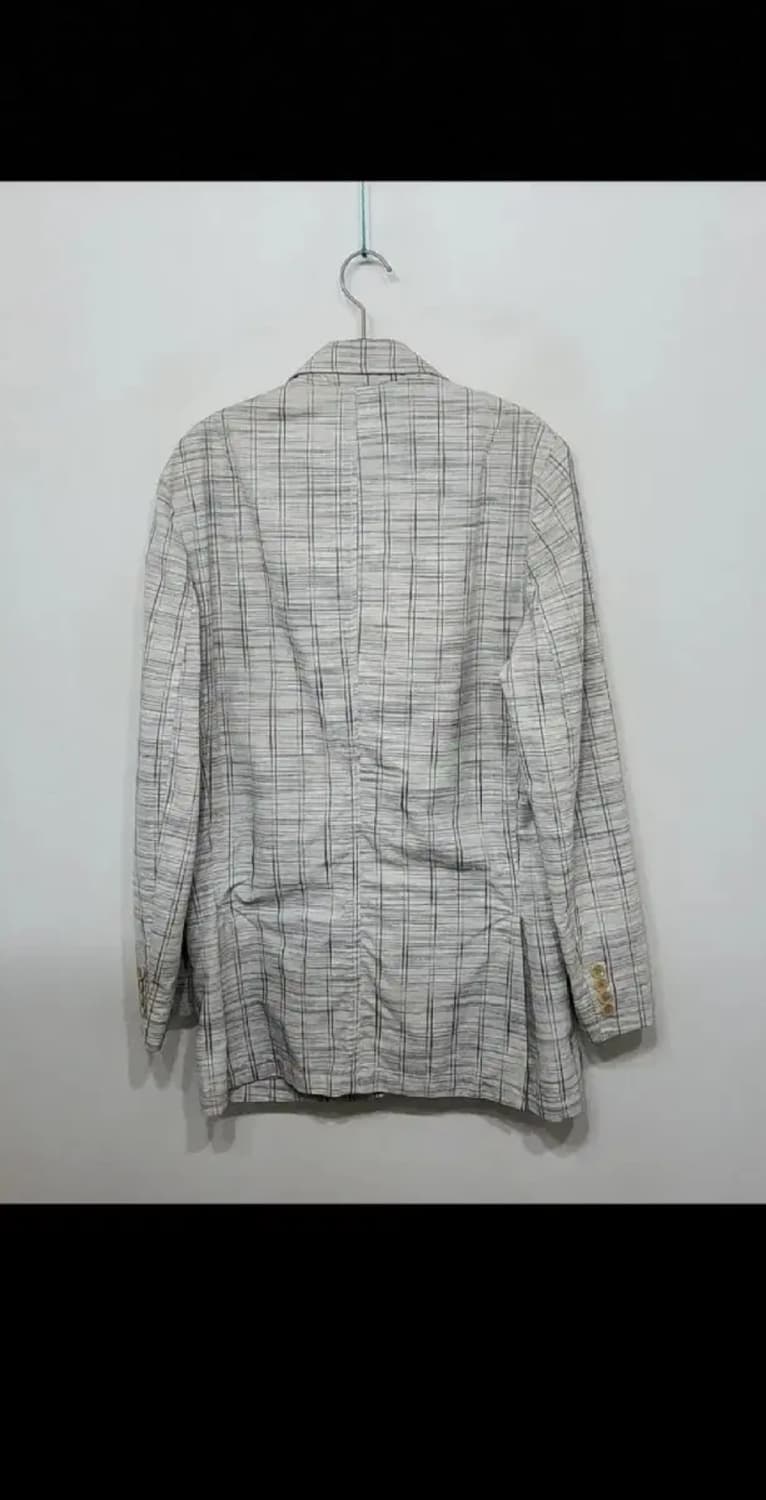 (L) 겐조 체크자켓 싱글 켄조 블레이져 매장판  상품이미지5