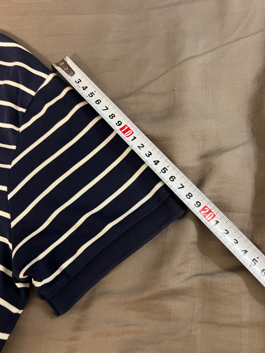 폴로 랄프로렌 네이비 줄무니 카라티 s 상품이미지7