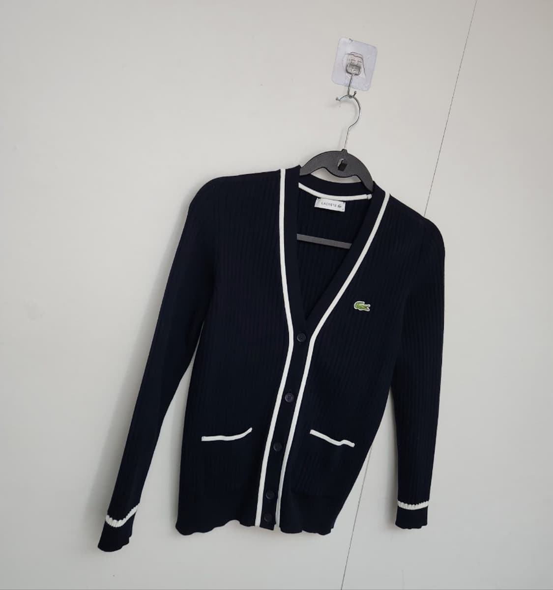 [LACOSTE 라코스테] 85 44 니트가디건 브이넥가디건 상품이미지4