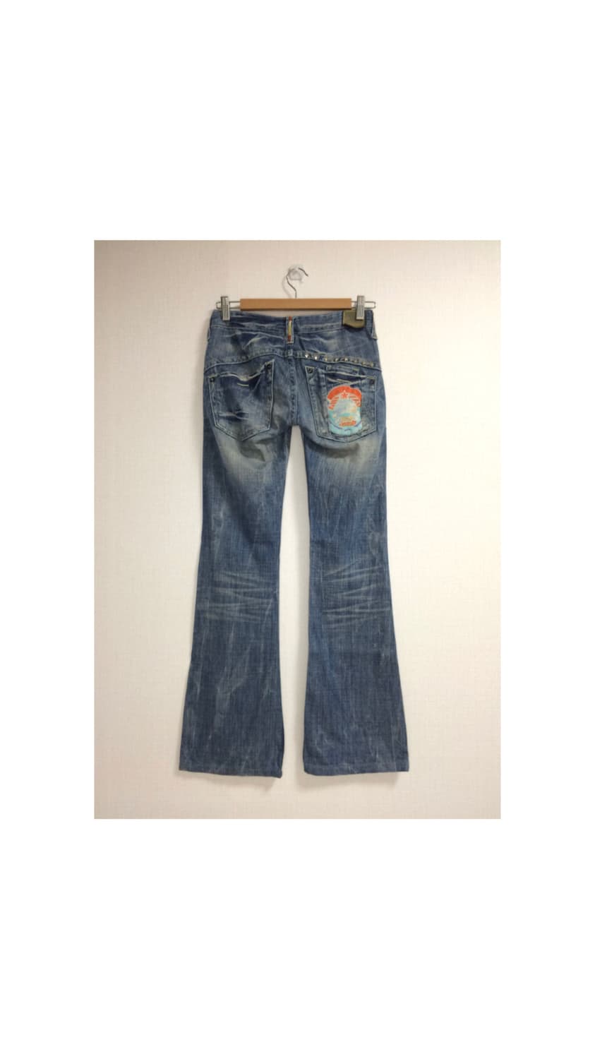 빈티지 중청 데님 부츠컷 팬츠 상품이미지6