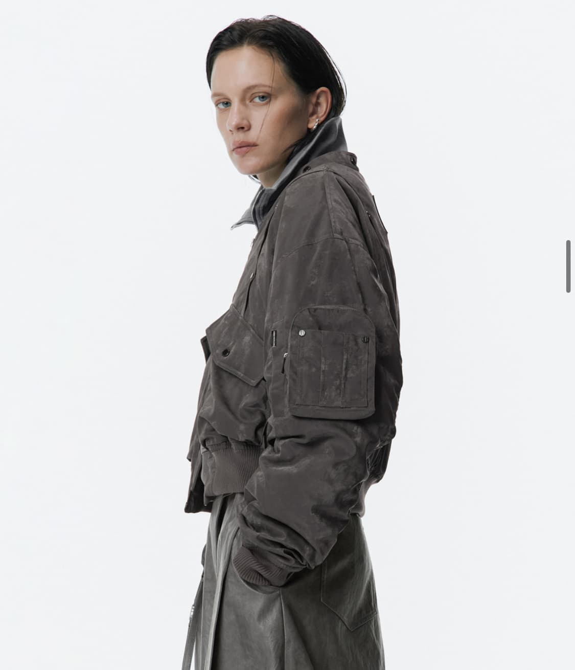 트리밍버드 fur collar ma-1 jumper 상품이미지2