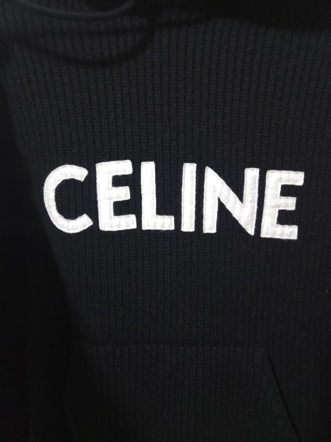 [새상품급] 셀린느 리브드 울 니트 후드 Xs Size 상품이미지4