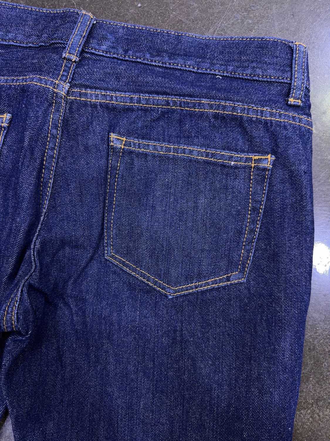 빔즈 하트 딥인디고 슬림 데님팬츠 1사이즈 상품이미지8