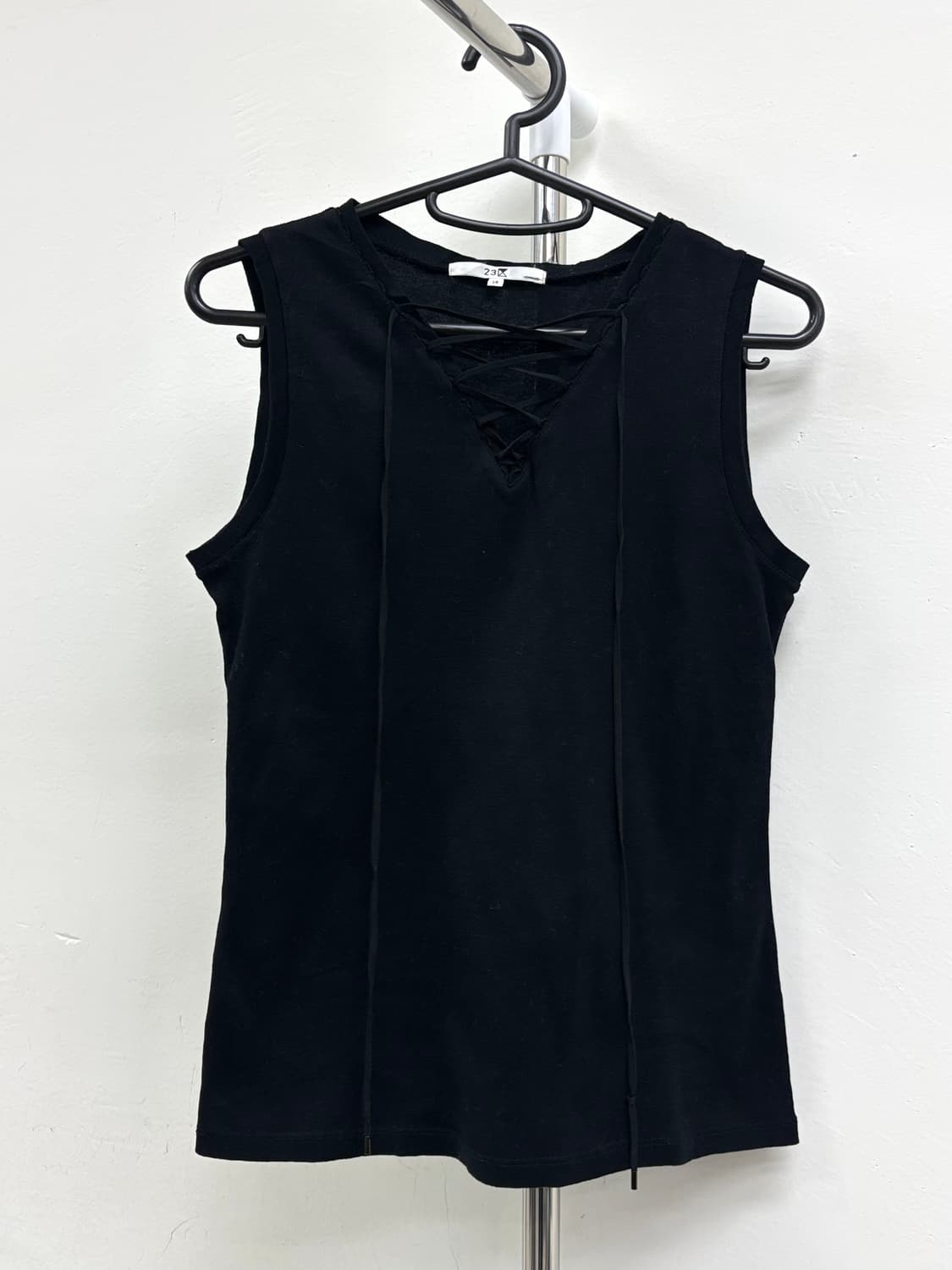 빈티지 블랙 슬리브리스 상품이미지5