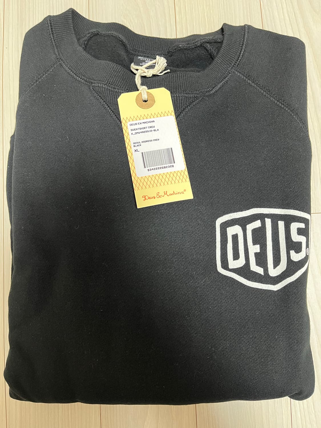 [XL] 데우스 엑스 마키나 서울 크루넥 블랙 새상품 상품이미지2