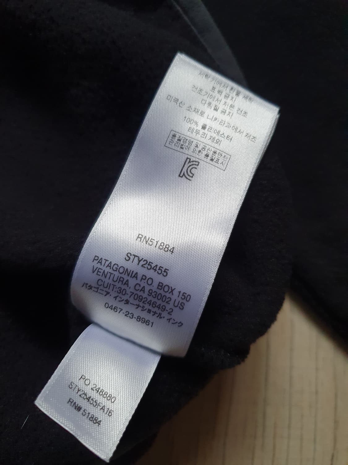 파타고니아 우먼즈 신칠라 블랙 S 상품이미지4