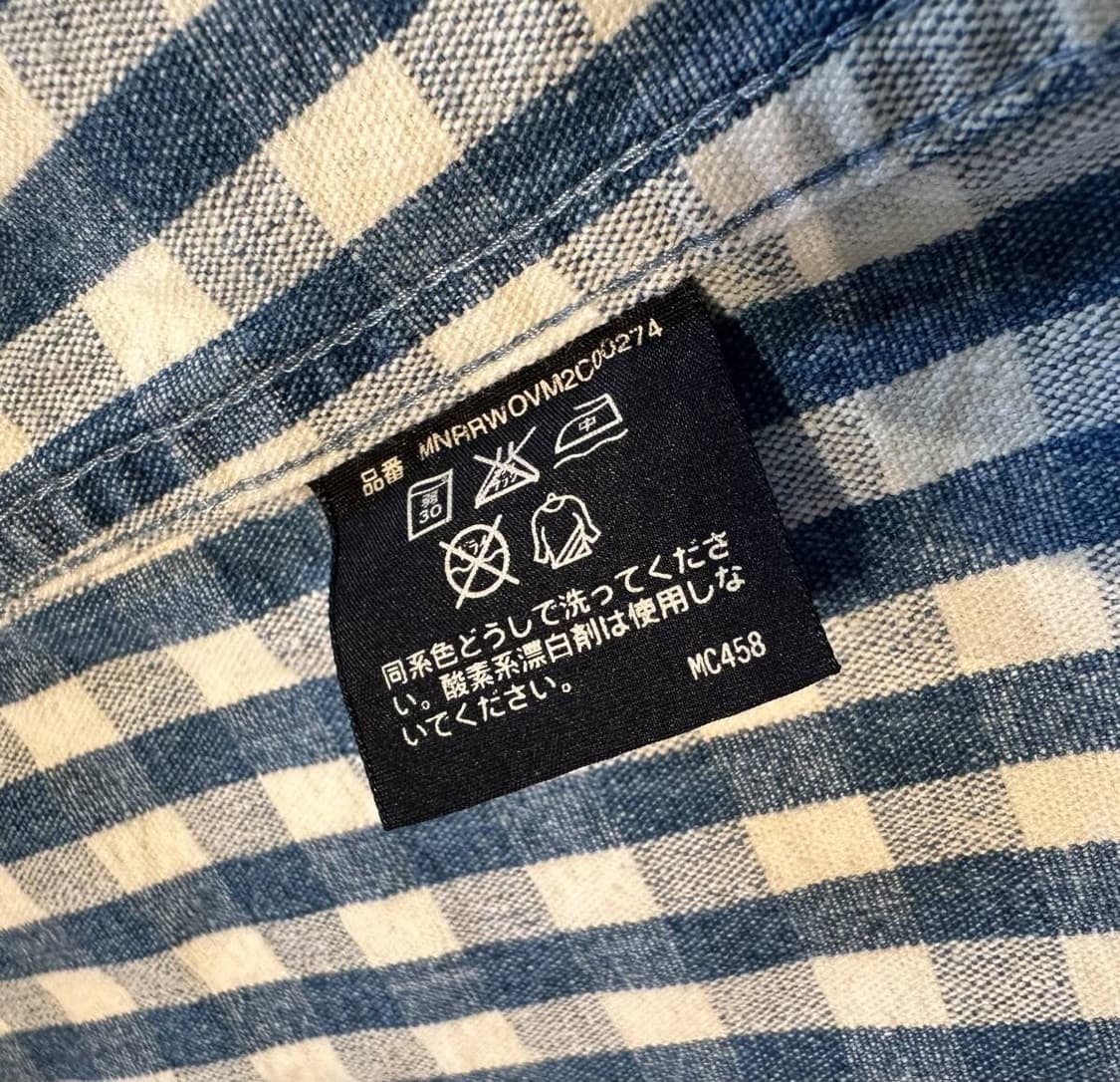 RRL(더블알엘) "Indigo Check Western Shirt" 상품이미지6