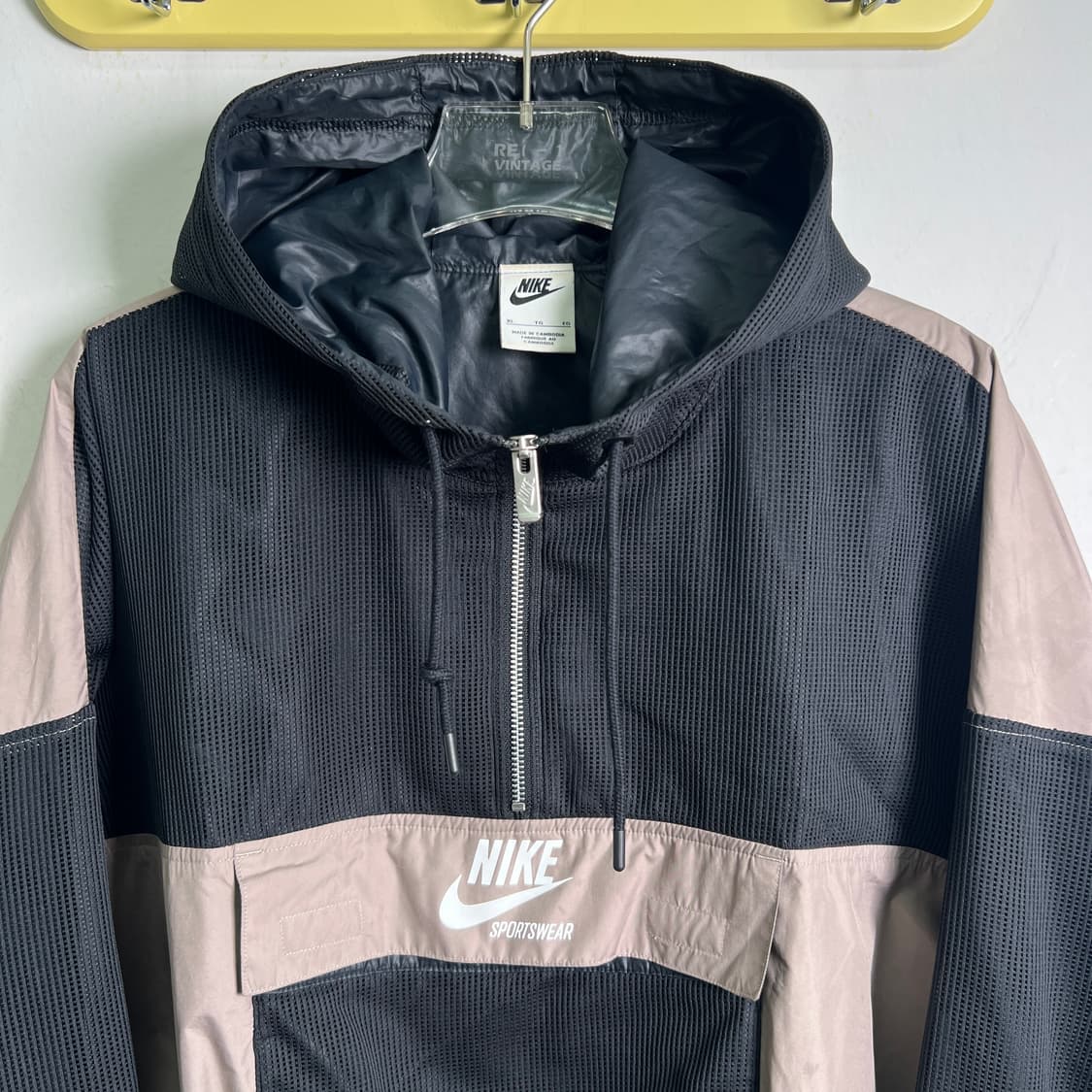 나이키 메쉬 크롭 아노락 바람막이 XL 상품이미지4