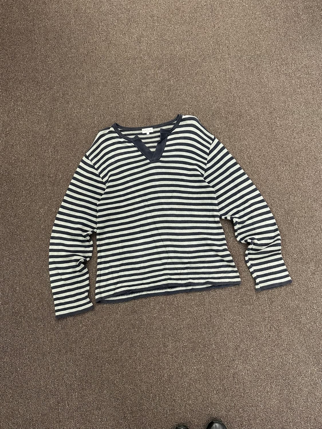 L)Paul Smith vintage v넥 스트라이프 니트 상품이미지3
